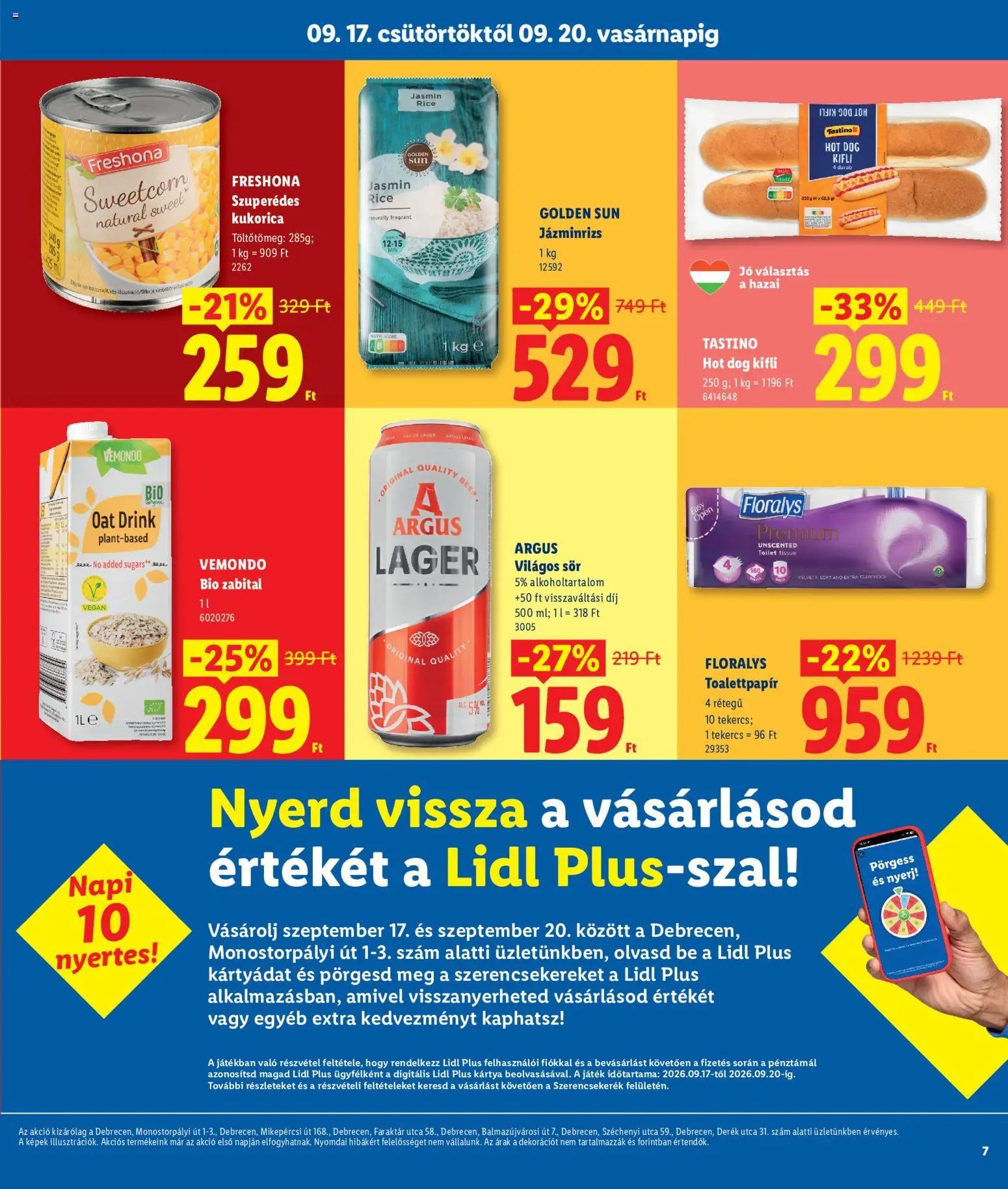Lidl újság 2026.09.17. Lidl akciós újság Debrecen
