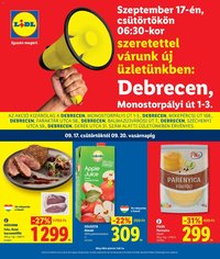 Lidl újság 2026.09.17. Lidl akciós újság Debrecen
