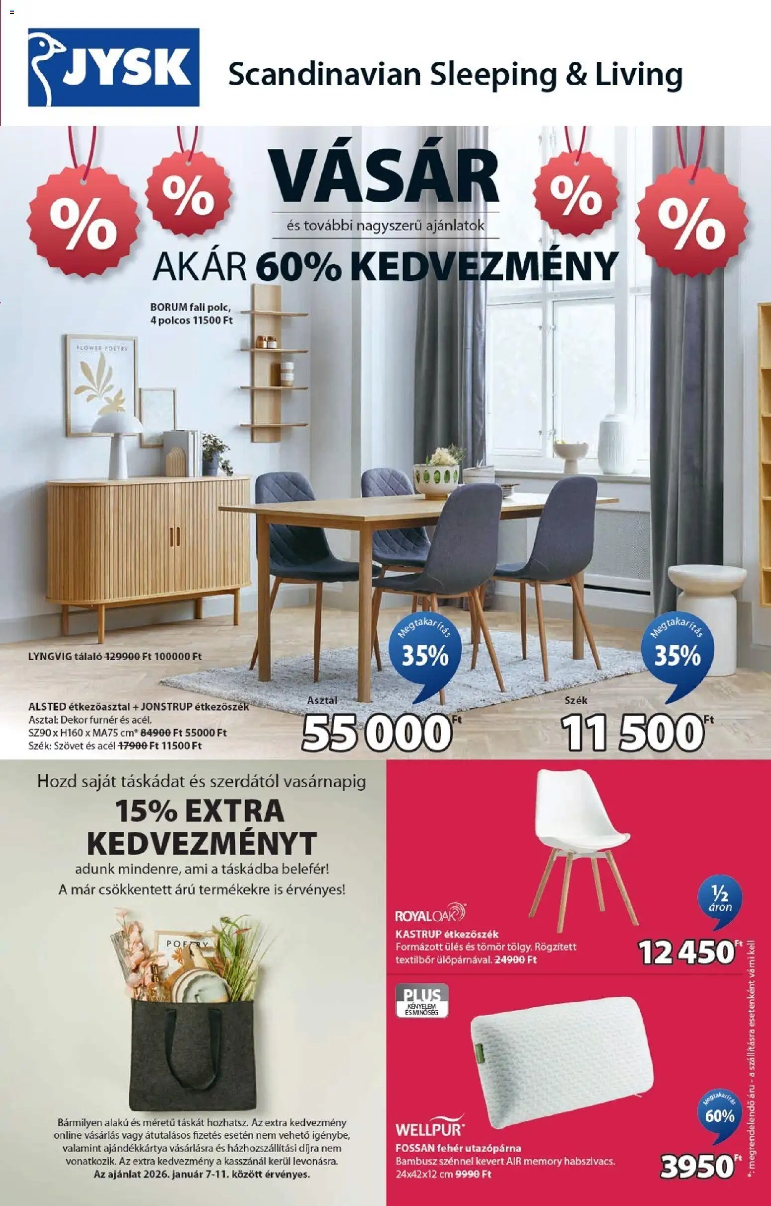 JYSK újság 2026.01.07. Akciós újság JYSK (2026-01-07 - 2026-01-11)