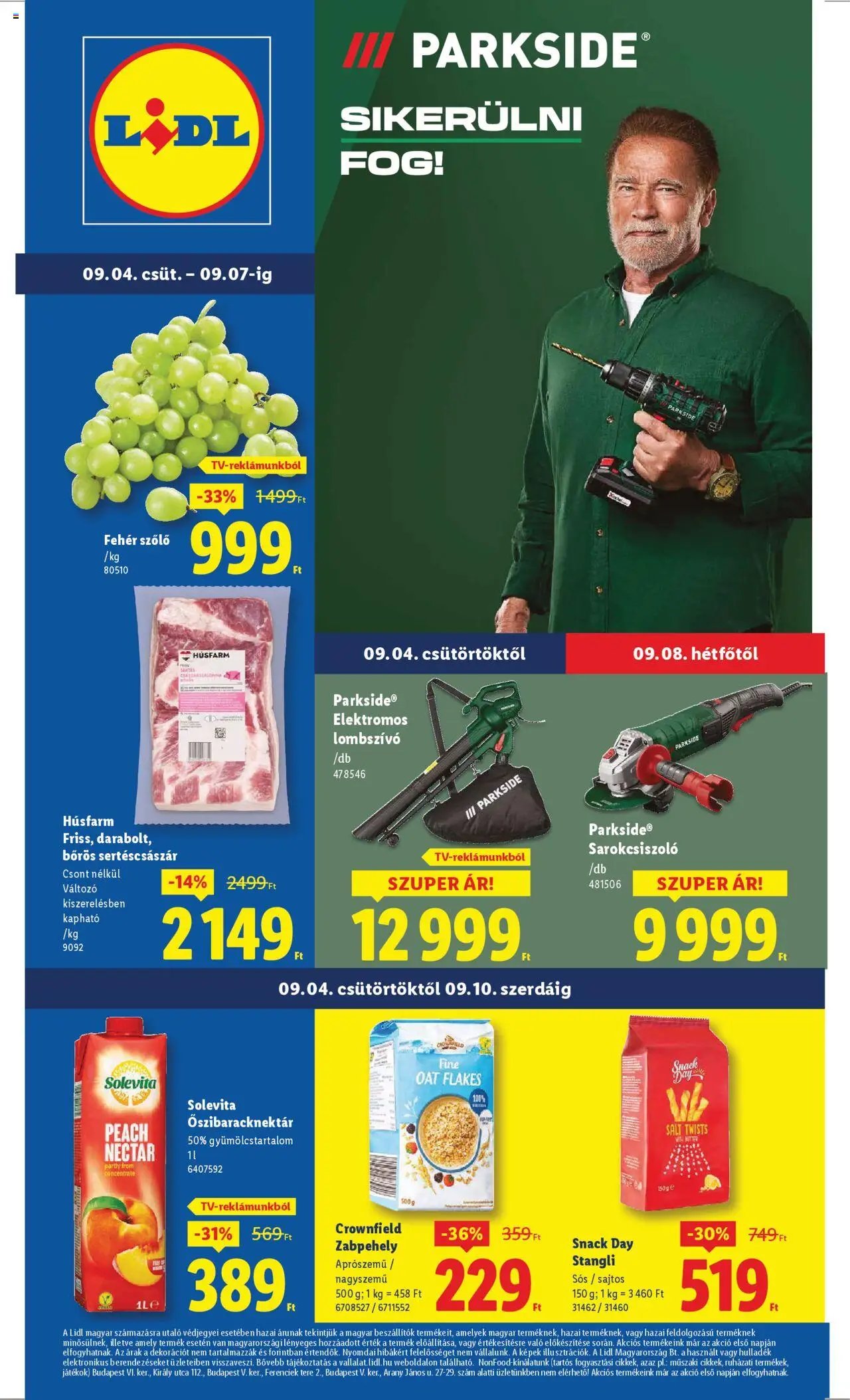 Lidl újság 2025.09.04. Akciós újság Lidl (2025-09-04 - 2025-09-10)