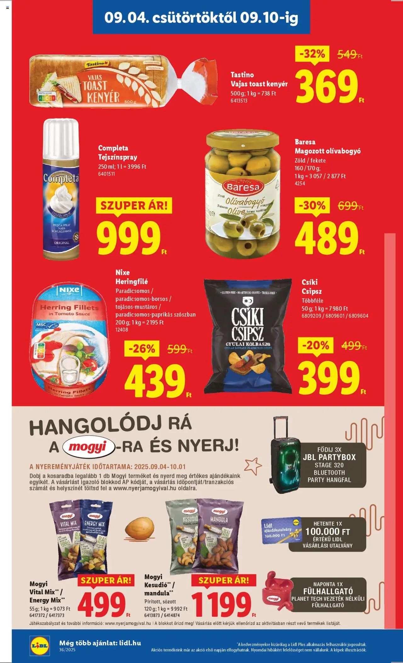 Lidl újság 2025.09.04. Akciós újság Lidl (2025-09-04 - 2025-09-10)