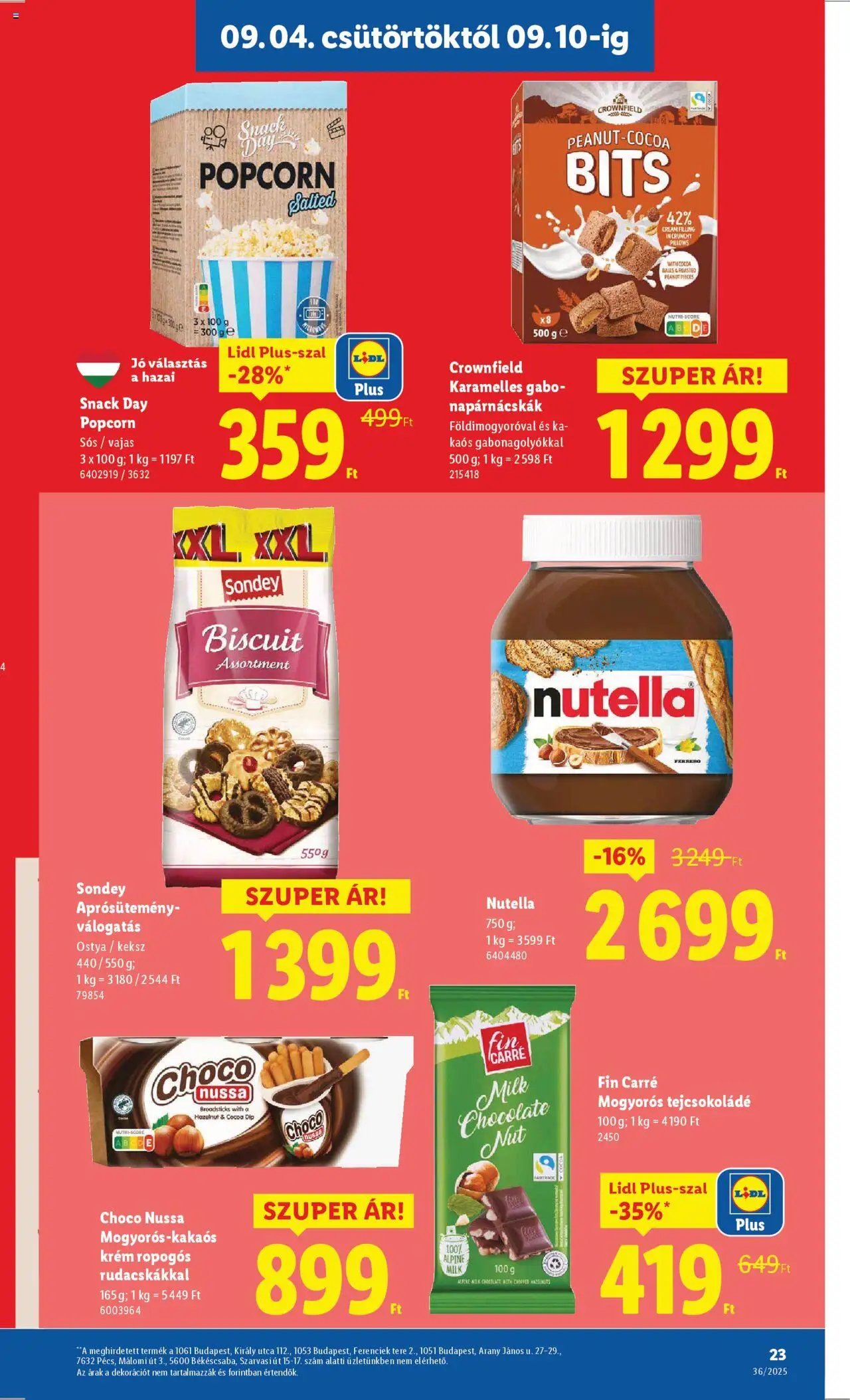Lidl újság 2025.09.04. Akciós újság Lidl (2025-09-04 - 2025-09-10)