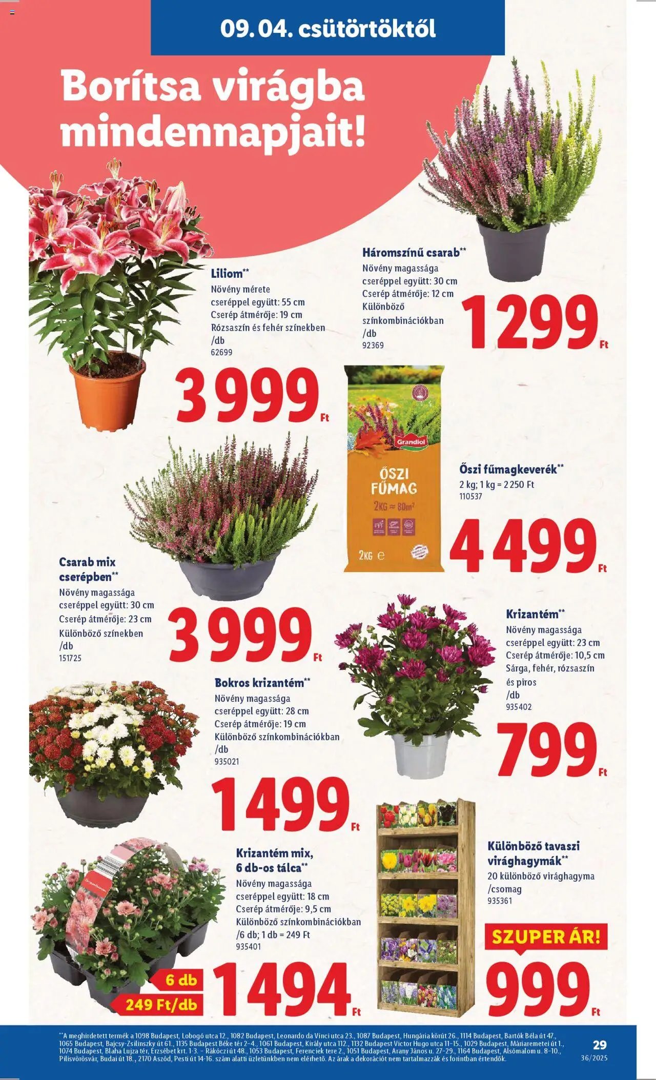 Lidl újság 2025.09.04. Akciós újság Lidl (2025-09-04 - 2025-09-10)