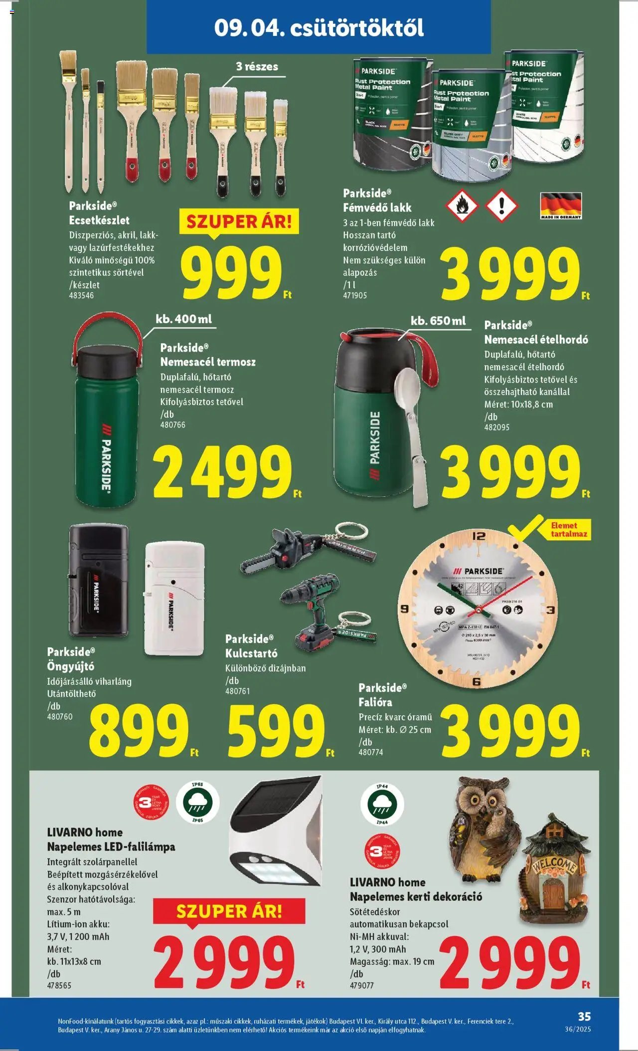 Lidl újság 2025.09.04. Akciós újság Lidl (2025-09-04 - 2025-09-10)