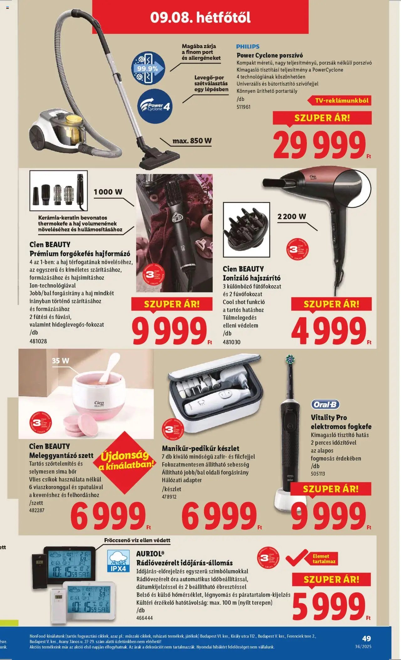 Lidl újság 2025.09.04. Akciós újság Lidl (2025-09-04 - 2025-09-10)