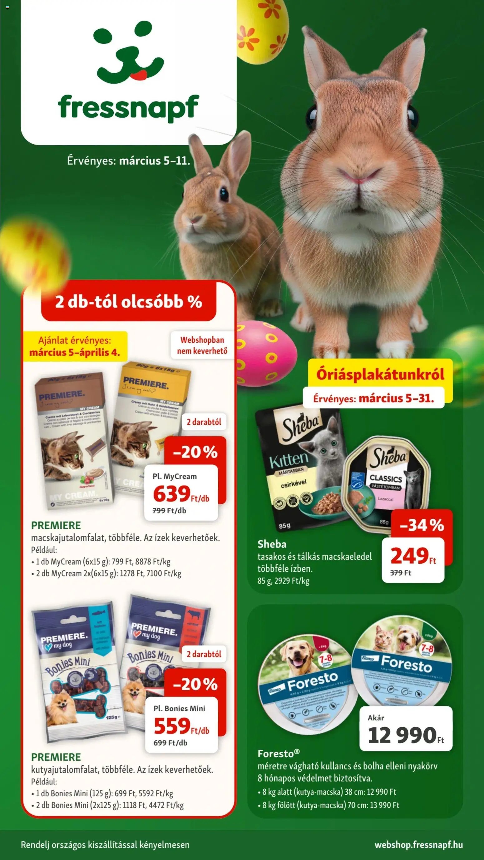 Fressnapf újság 2026.03.05. Fressnapf akciós újság (2026-03-05 - 2026-03-11)