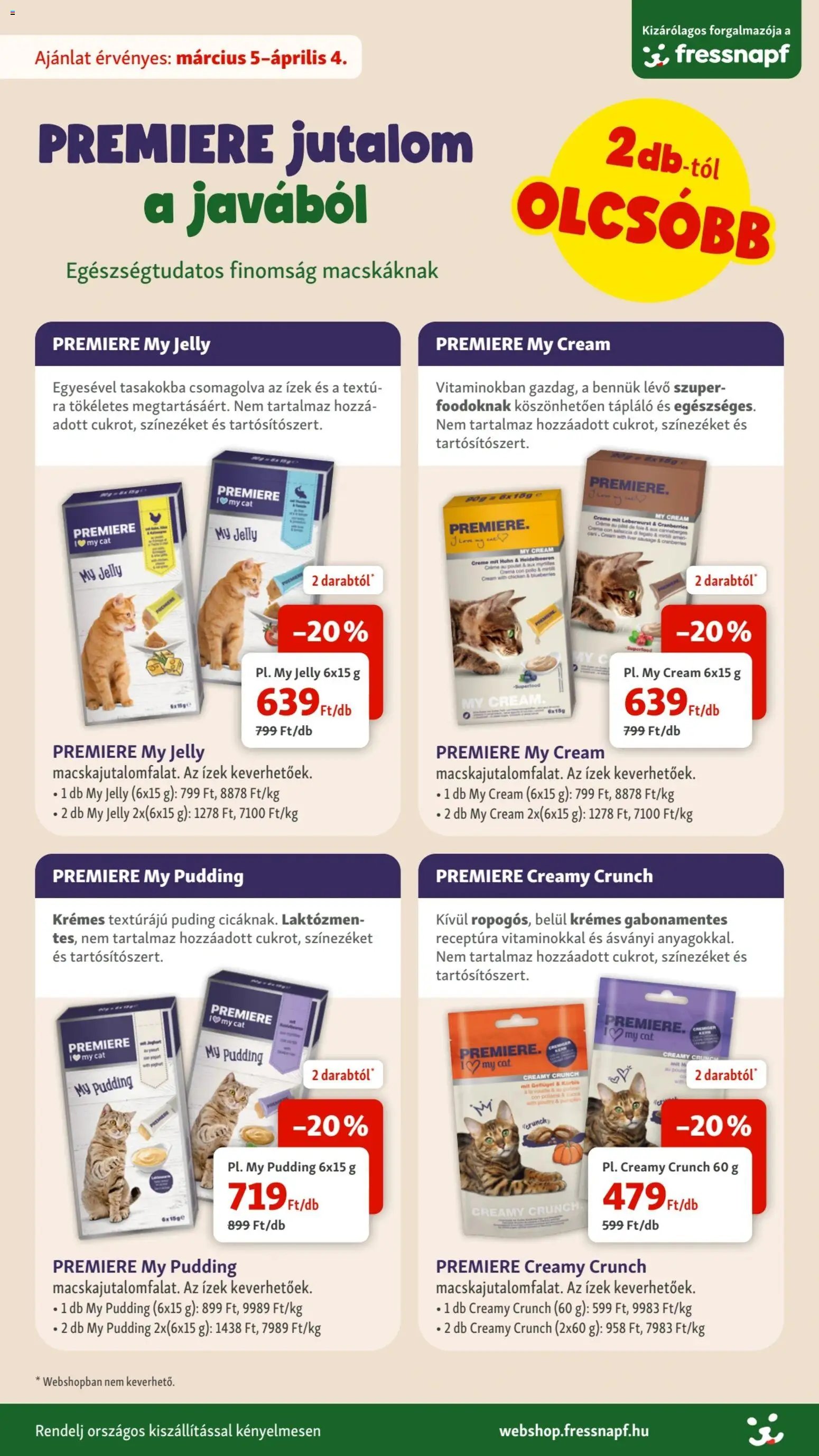 Fressnapf újság 2026.03.05. Fressnapf akciós újság (2026-03-05 - 2026-03-11)