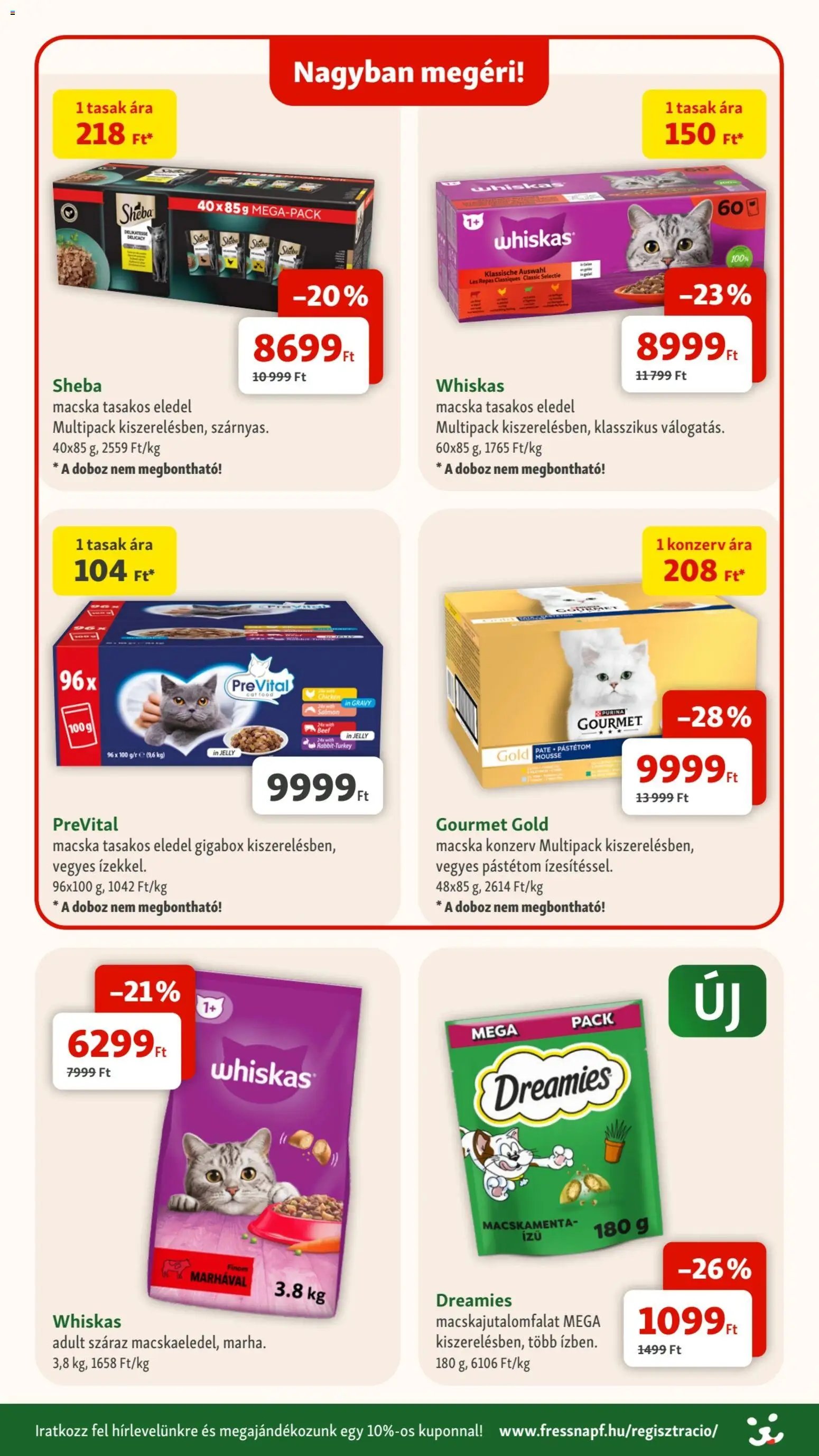 Fressnapf újság 2026.03.05. Fressnapf akciós újság (2026-03-05 - 2026-03-11)