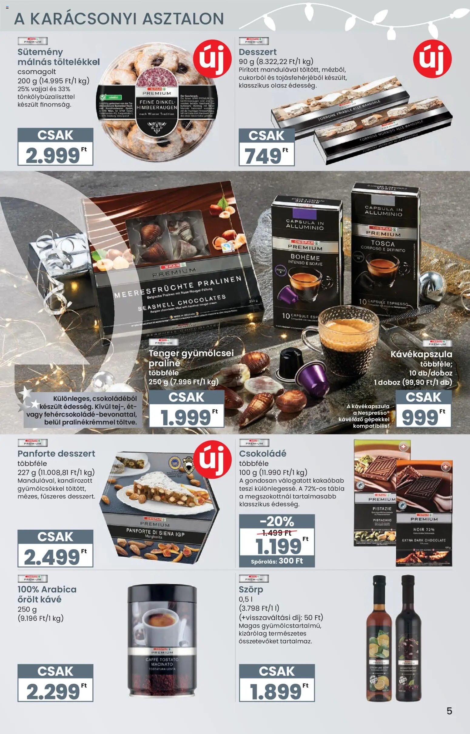 Interspar újság 2025.11.27. Karácsonyi Ínyenc katalógus (2025-11-27 - 2025-12-27)