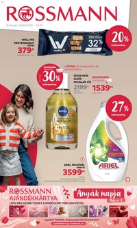 Rossmann újság 2026.04.20. Rossmann akciós újság (2026-04-20 - 2026-05-01)