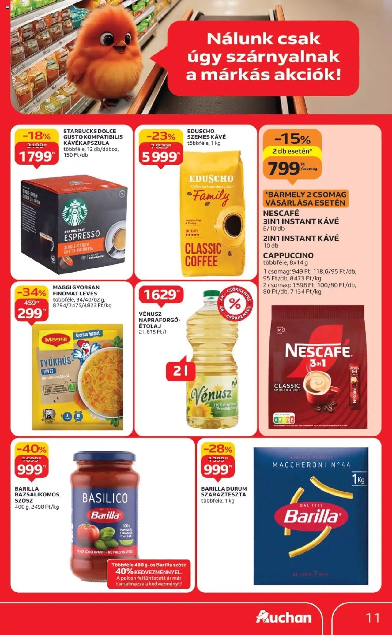 Auchan újság 2025.09.18. Hipermarket márkás akciók (2025-09-18 - 2025-10-01)