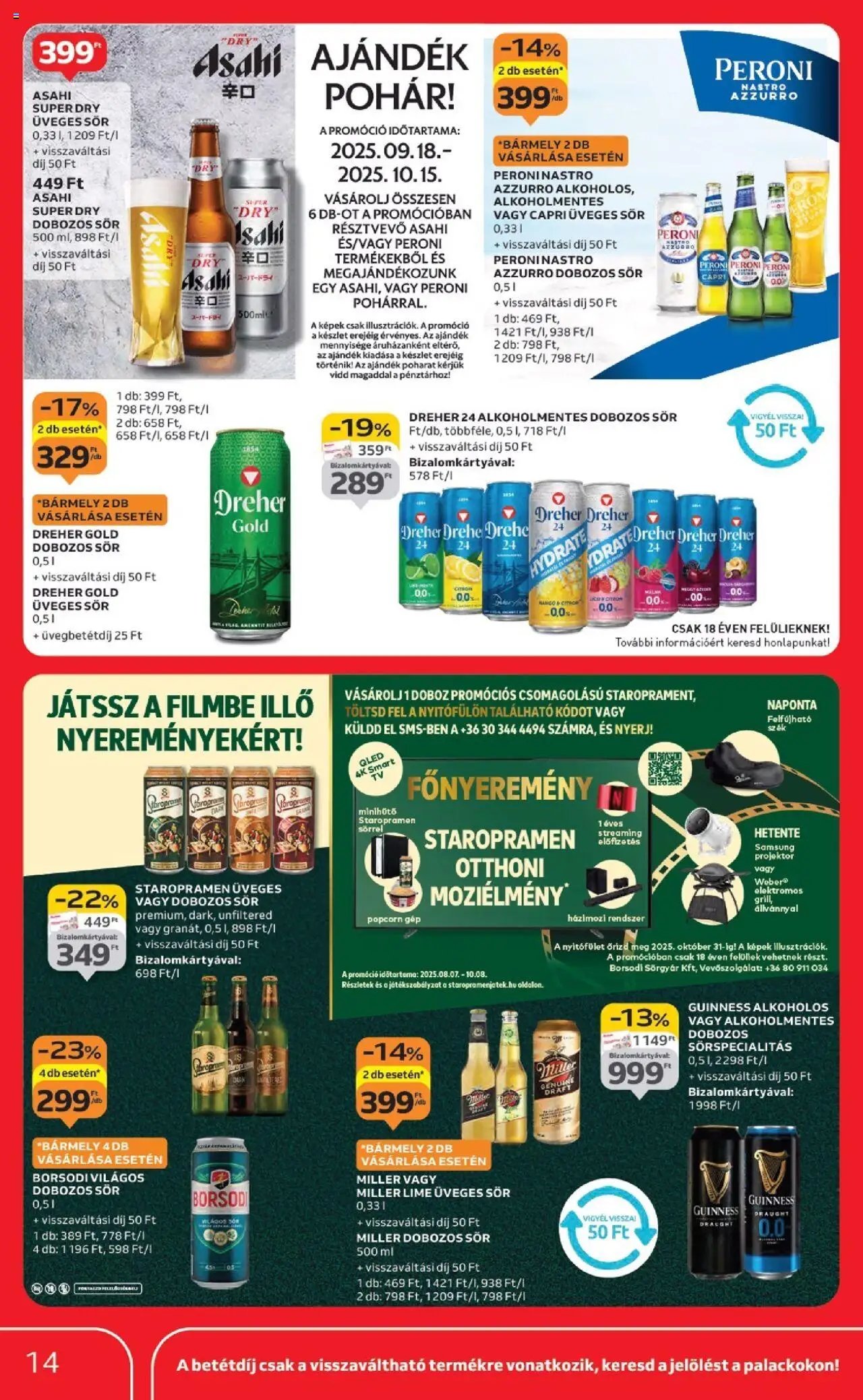 Auchan újság 2025.09.18. Hipermarket márkás akciók (2025-09-18 - 2025-10-01)