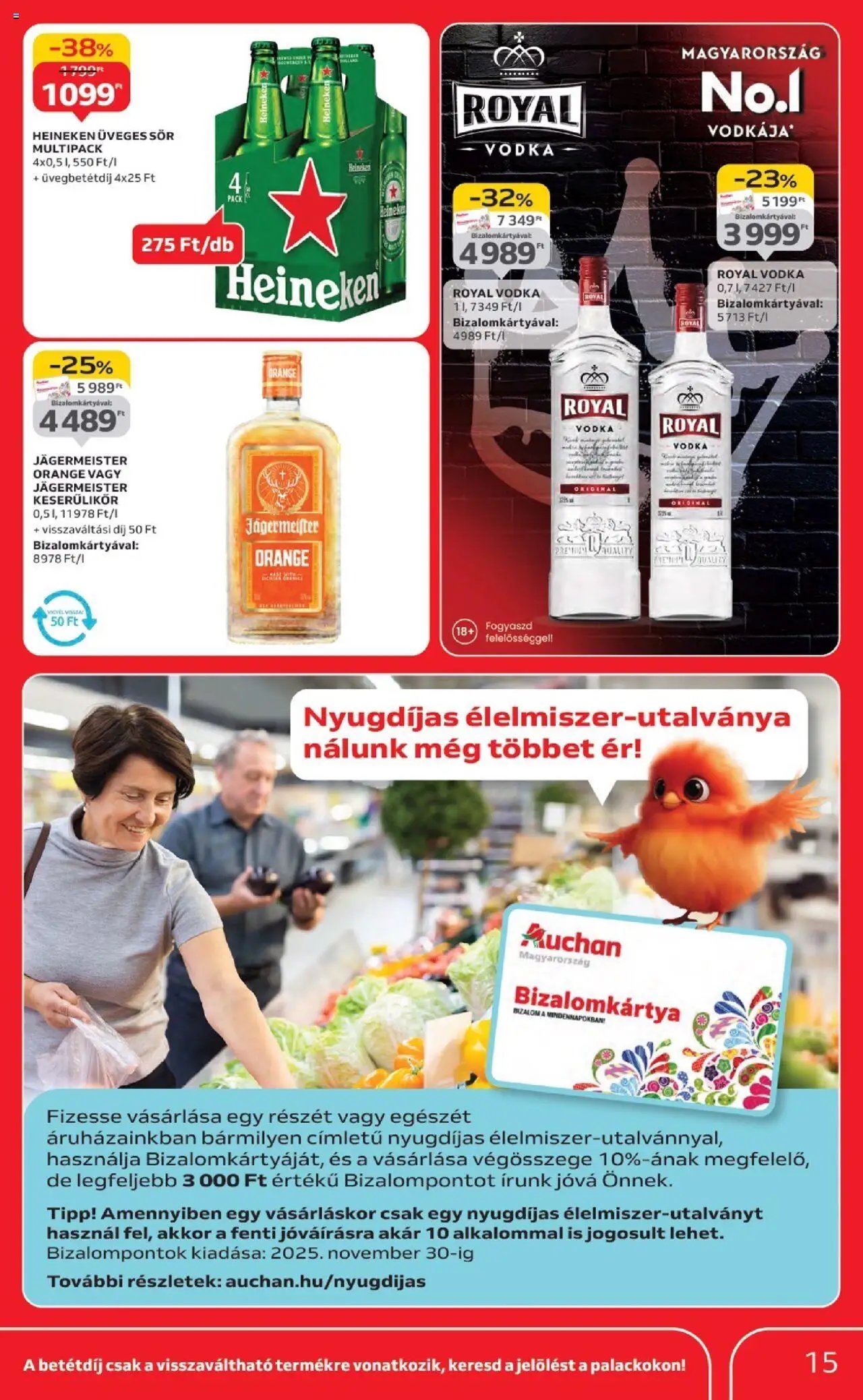 Auchan újság 2025.09.18. Hipermarket márkás akciók (2025-09-18 - 2025-10-01)
