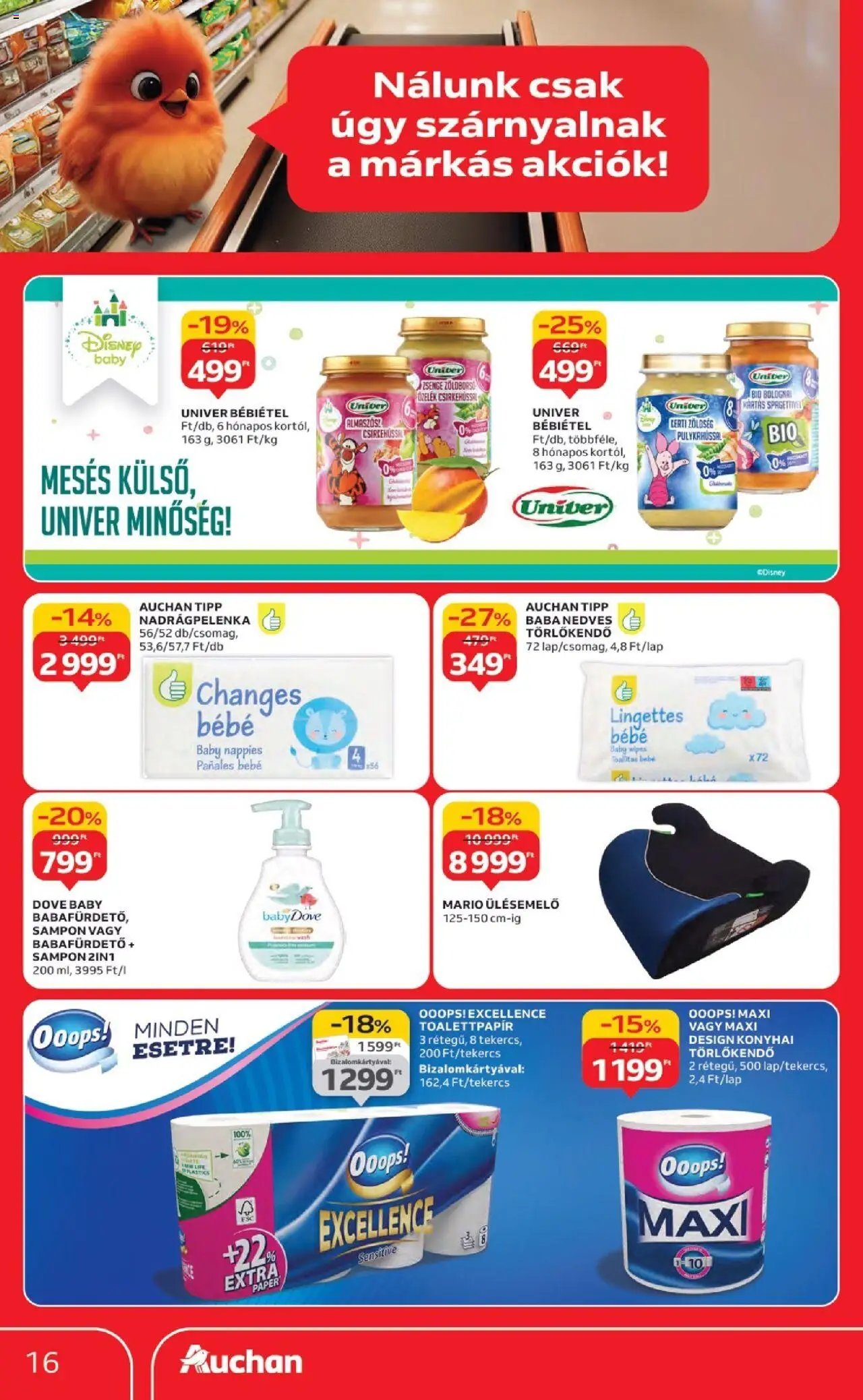 Auchan újság 2025.09.18. Hipermarket márkás akciók (2025-09-18 - 2025-10-01)