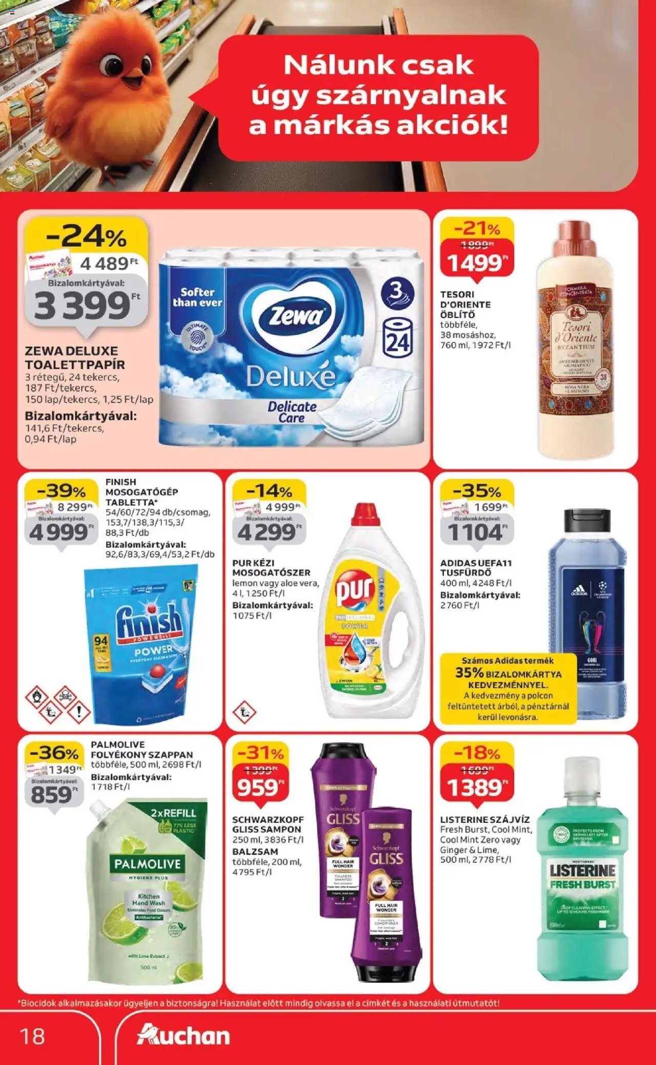 Auchan újság 2025.09.18. Hipermarket márkás akciók (2025-09-18 - 2025-10-01)
