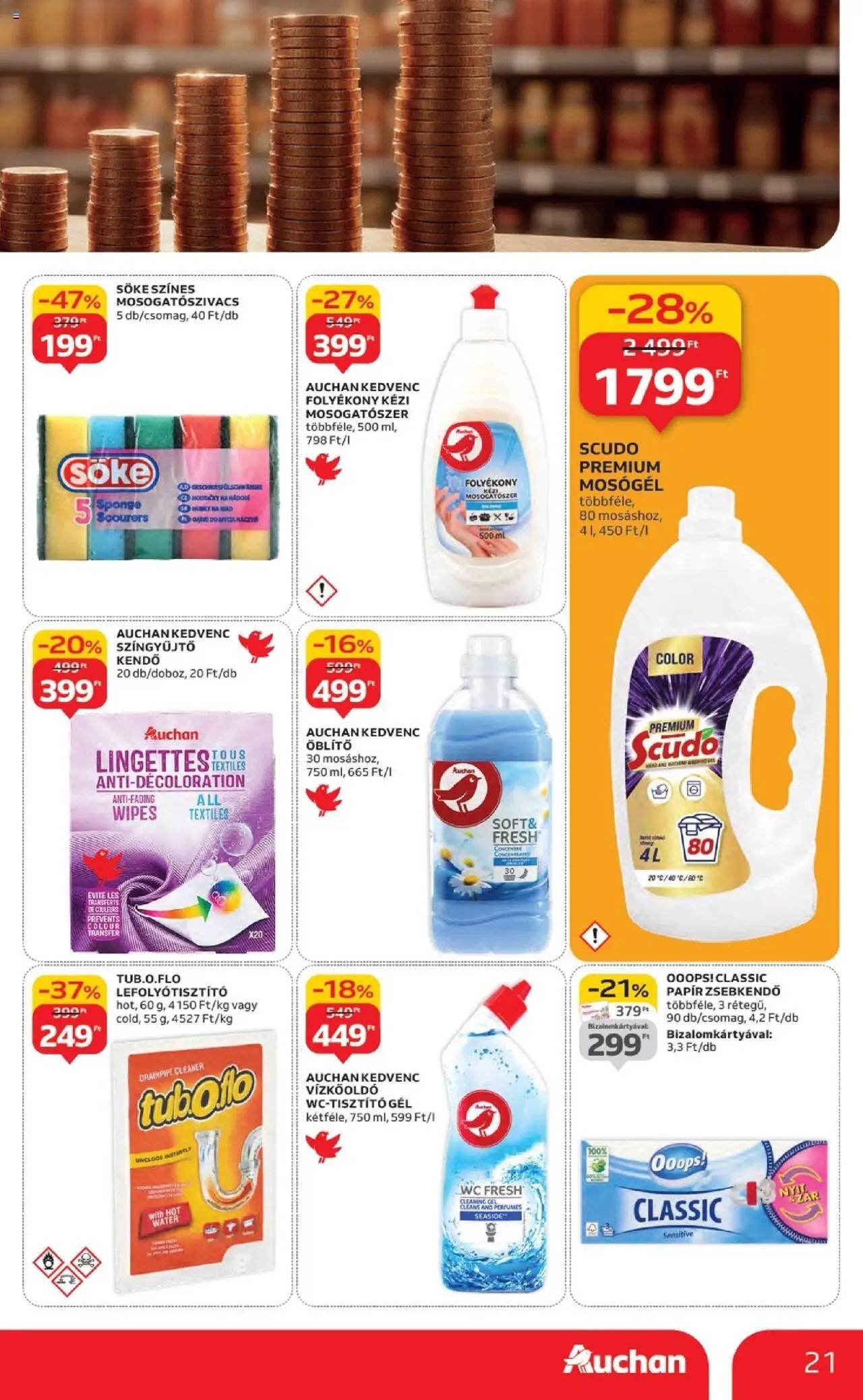 Auchan újság 2025.09.18. Hipermarket márkás akciók (2025-09-18 - 2025-10-01)