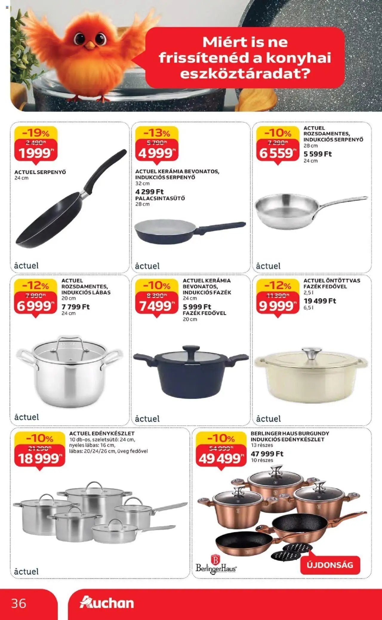 Auchan újság 2025.09.18. Hipermarket márkás akciók (2025-09-18 - 2025-10-01)