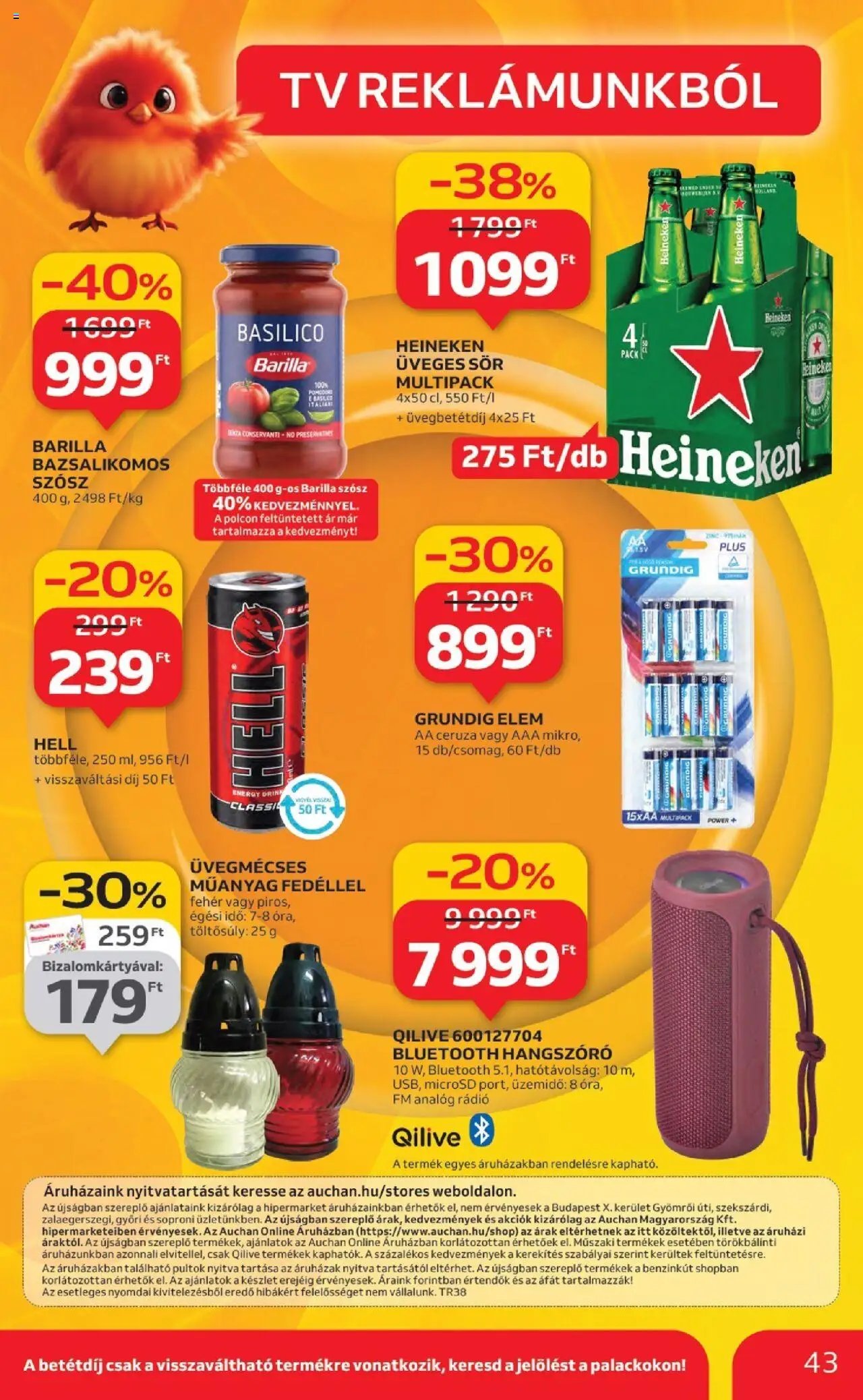 Auchan újság 2025.09.18. Hipermarket márkás akciók (2025-09-18 - 2025-10-01)