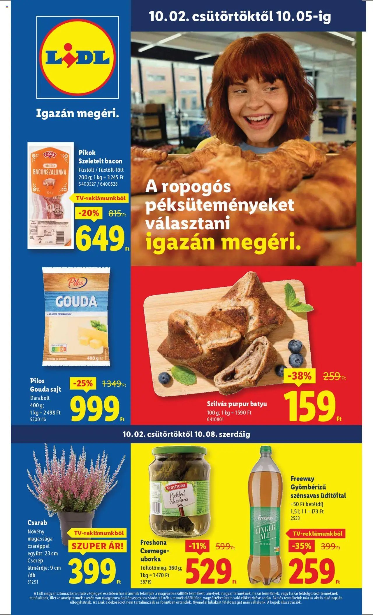 Lidl újság 2025.10.02. Akciós újság Lidl (2025-10-02 - 2025-10-08)
