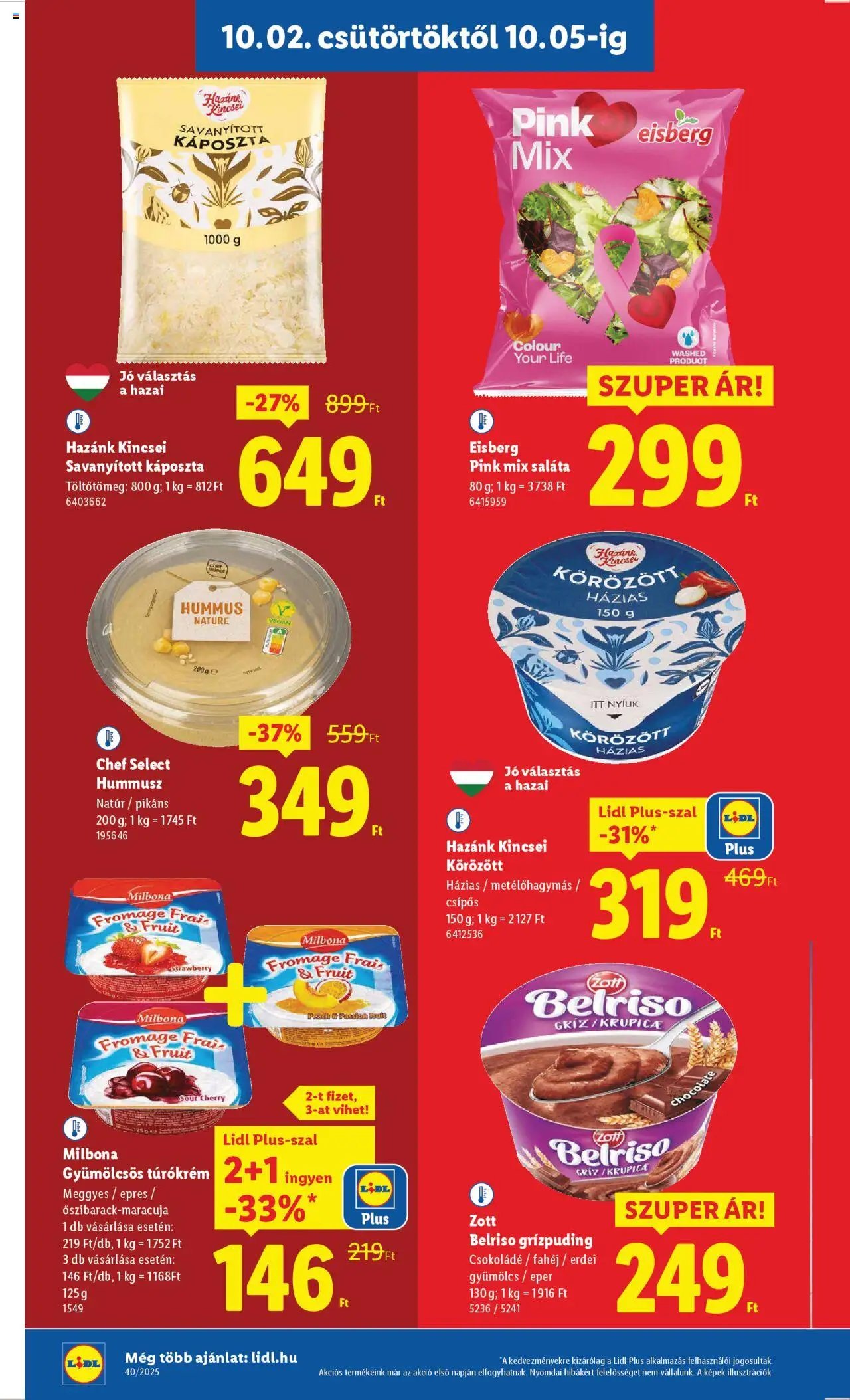 Lidl újság 2025.10.02. Akciós újság Lidl (2025-10-02 - 2025-10-08)