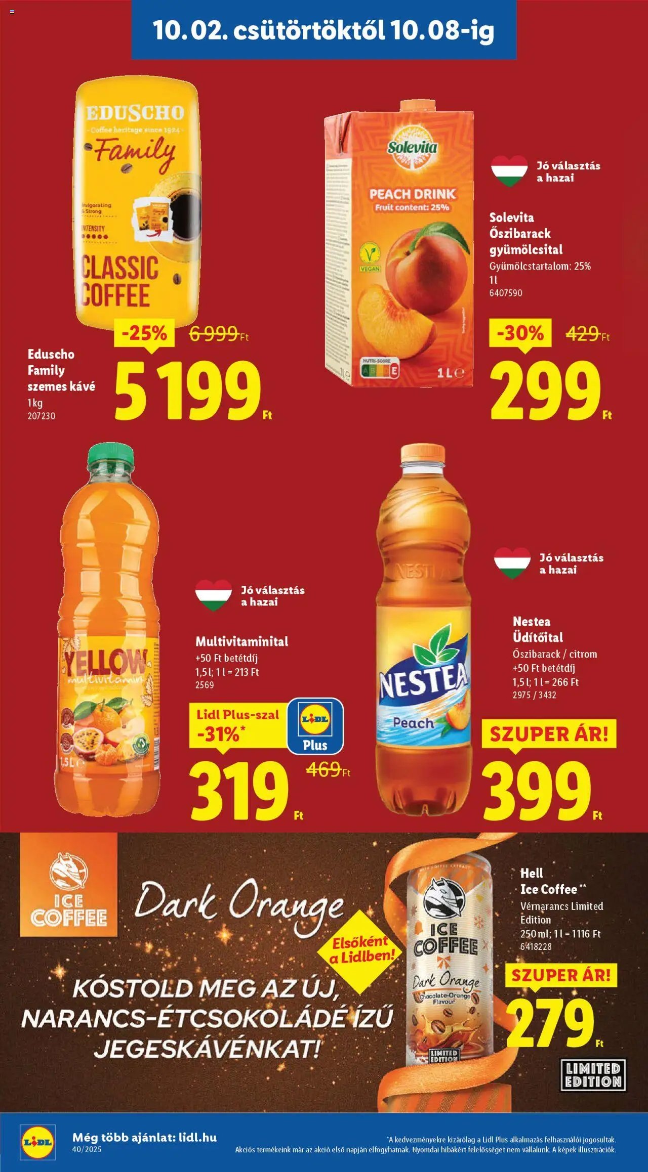 Lidl újság 2025.10.02. Akciós újság Lidl (2025-10-02 - 2025-10-08)