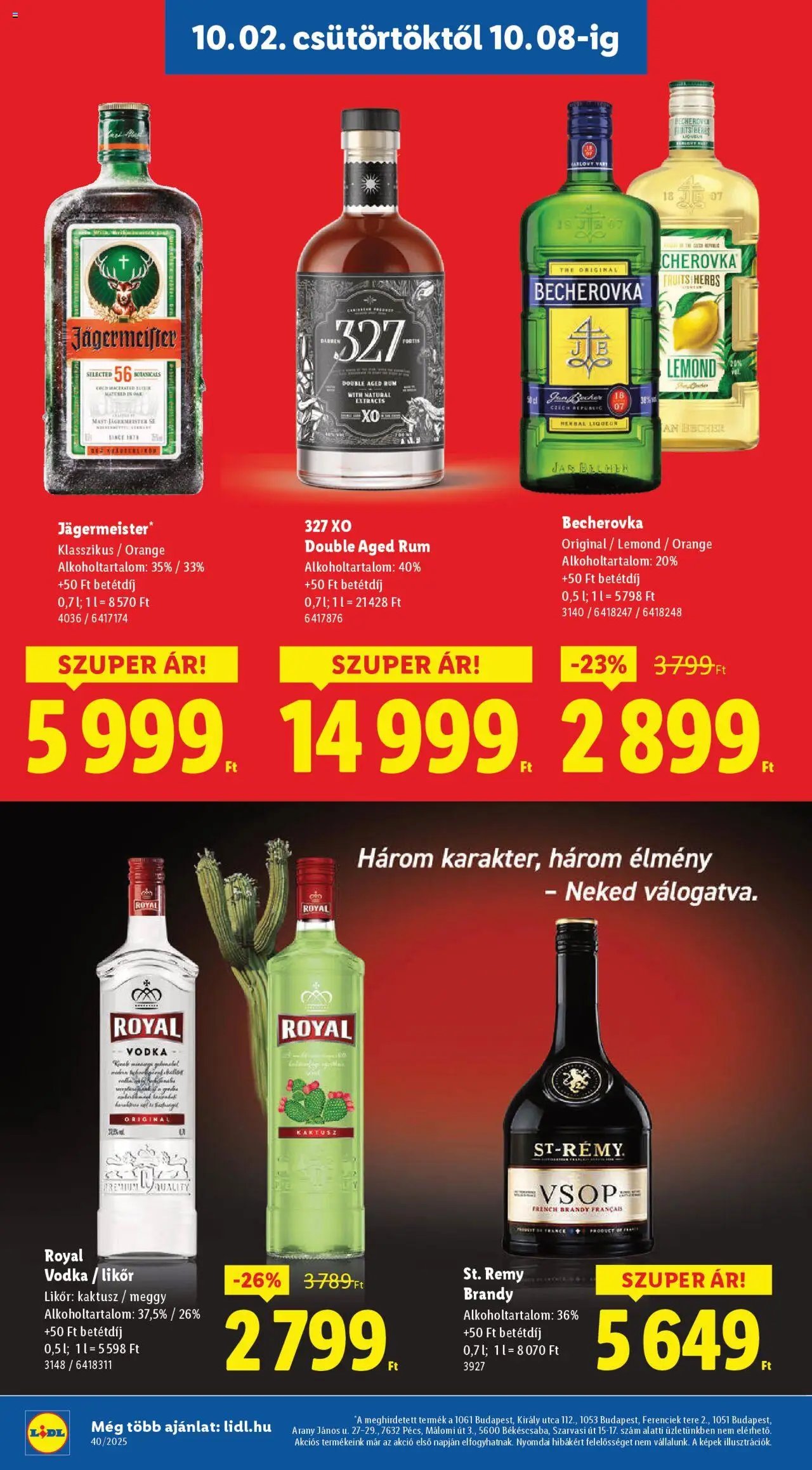 Lidl újság 2025.10.02. Akciós újság Lidl (2025-10-02 - 2025-10-08)