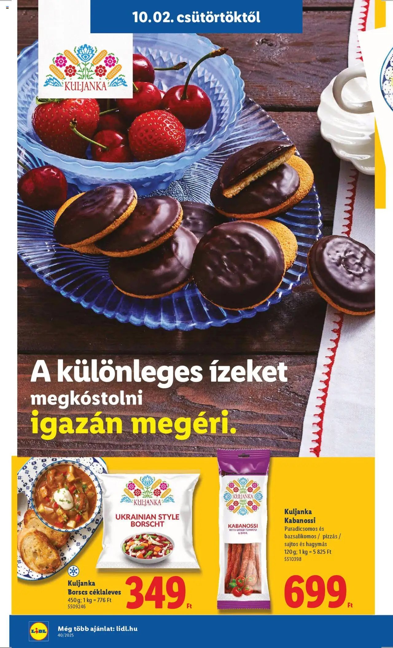 Lidl újság 2025.10.02. Akciós újság Lidl (2025-10-02 - 2025-10-08)