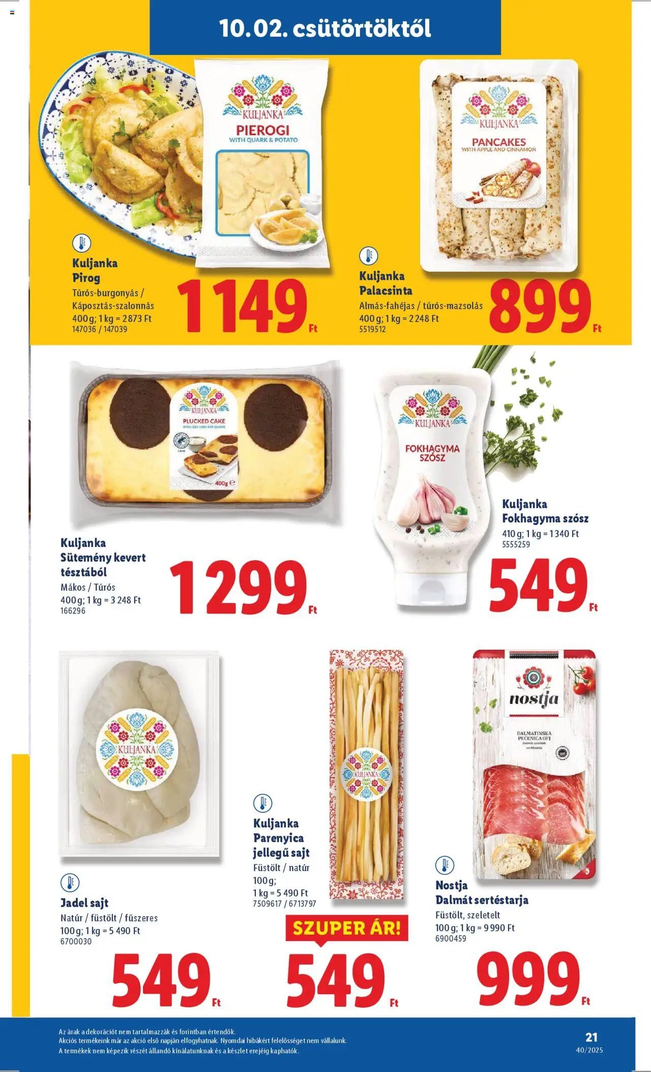 Lidl újság 2025.10.02. Akciós újság Lidl (2025-10-02 - 2025-10-08)