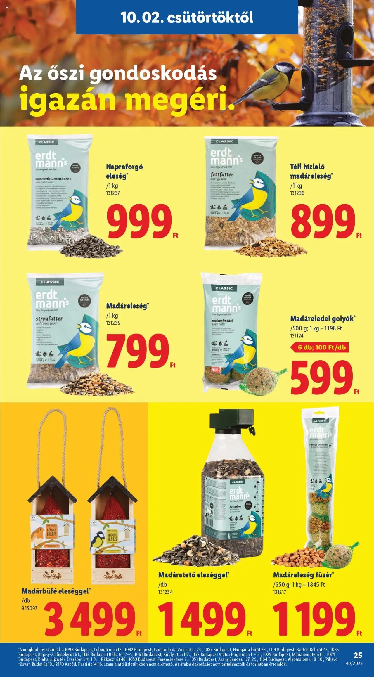 Lidl újság 2025.10.02. Akciós újság Lidl (2025-10-02 - 2025-10-08)