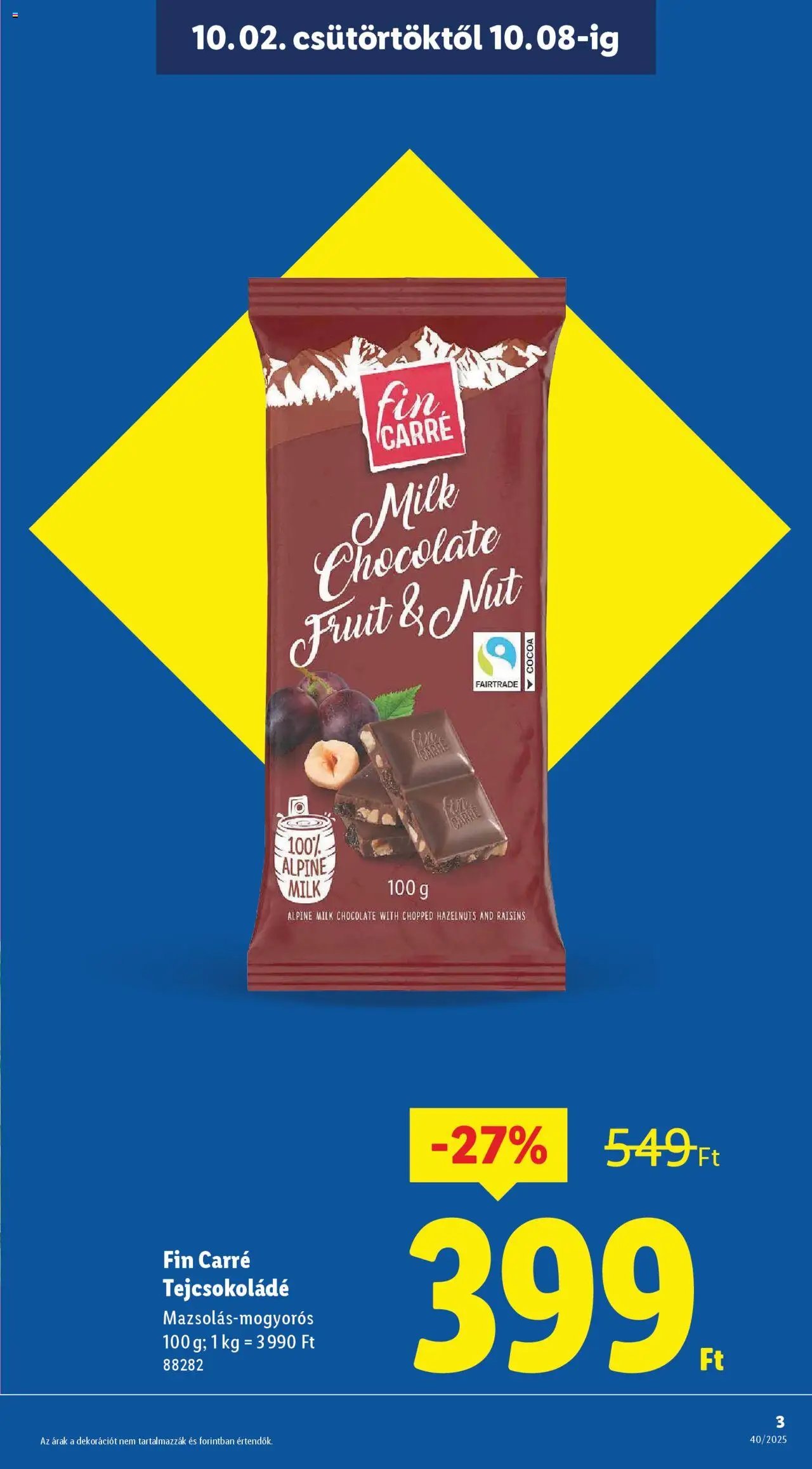 Lidl újság 2025.10.02. Akciós újság Lidl (2025-10-02 - 2025-10-08)