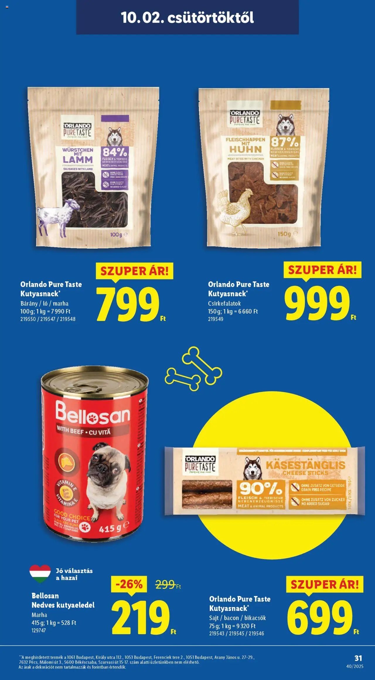 Lidl újság 2025.10.02. Akciós újság Lidl (2025-10-02 - 2025-10-08)