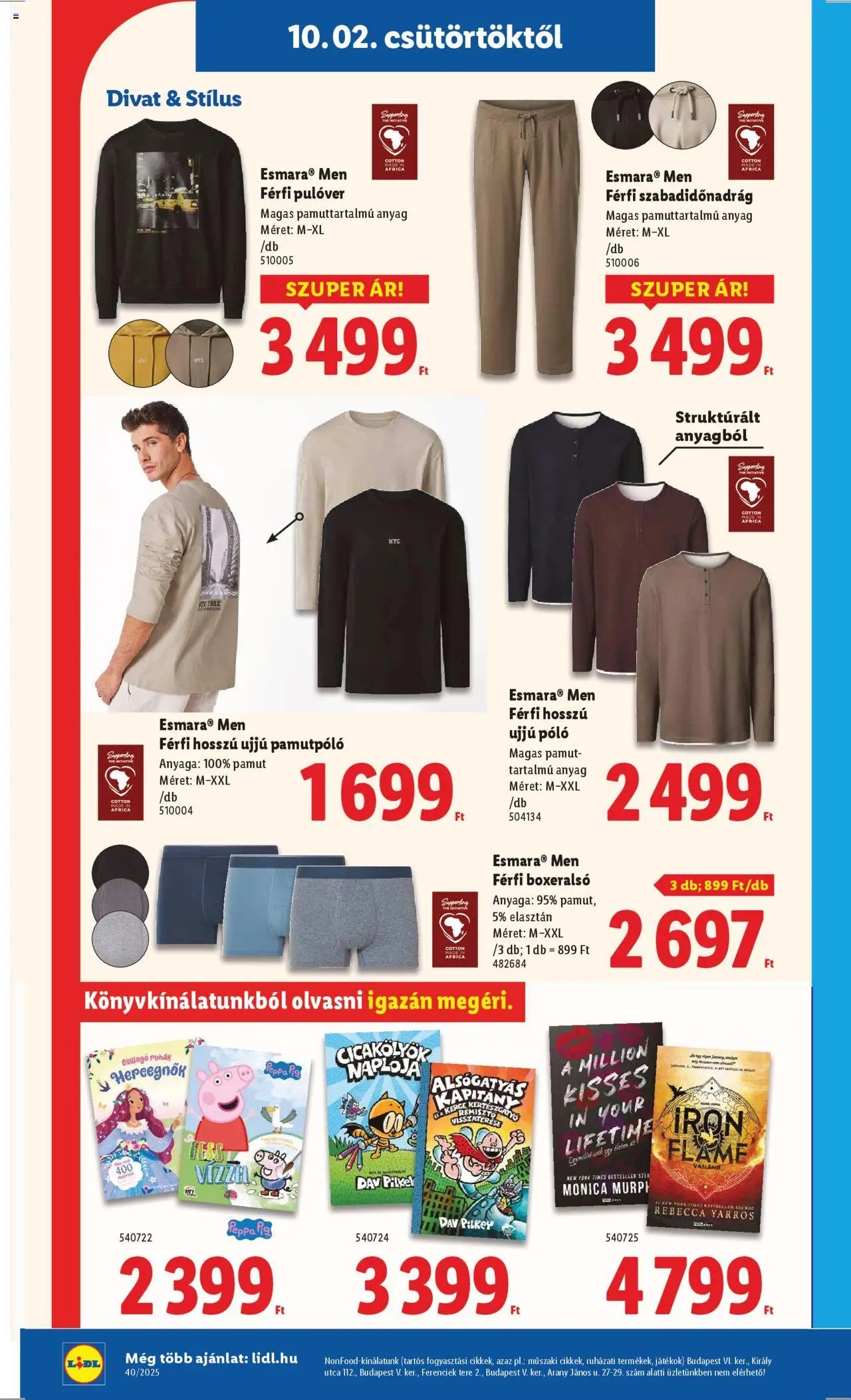 Lidl újság 2025.10.02. Akciós újság Lidl (2025-10-02 - 2025-10-08)