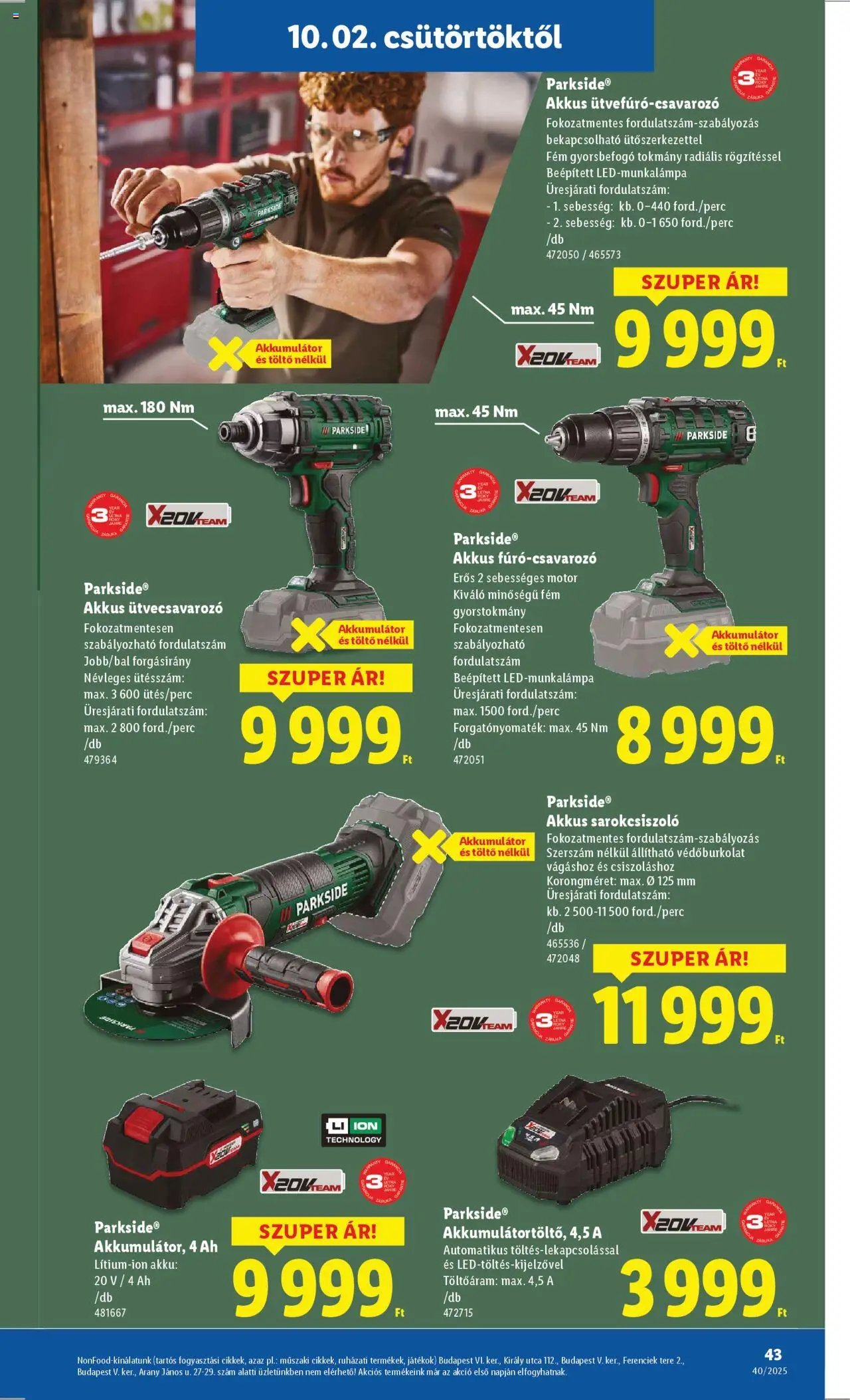 Lidl újság 2025.10.02. Akciós újság Lidl (2025-10-02 - 2025-10-08)