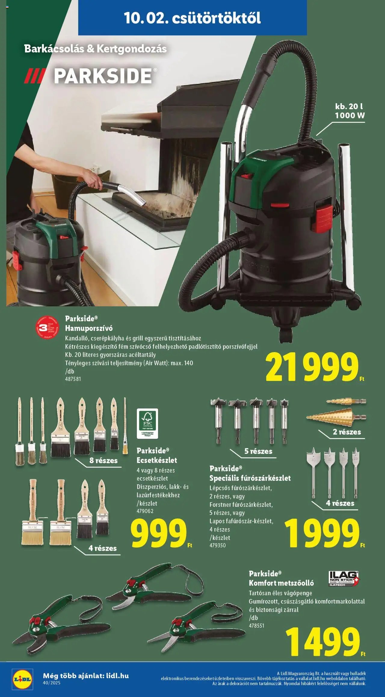 Lidl újság 2025.10.02. Akciós újság Lidl (2025-10-02 - 2025-10-08)