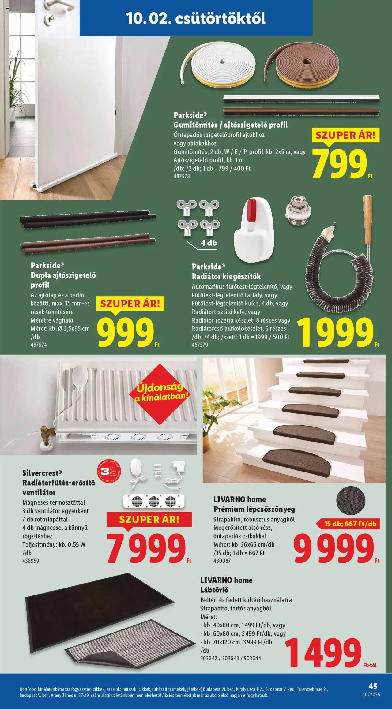 Lidl újság 2025.10.02. Akciós újság Lidl (2025-10-02 - 2025-10-08)