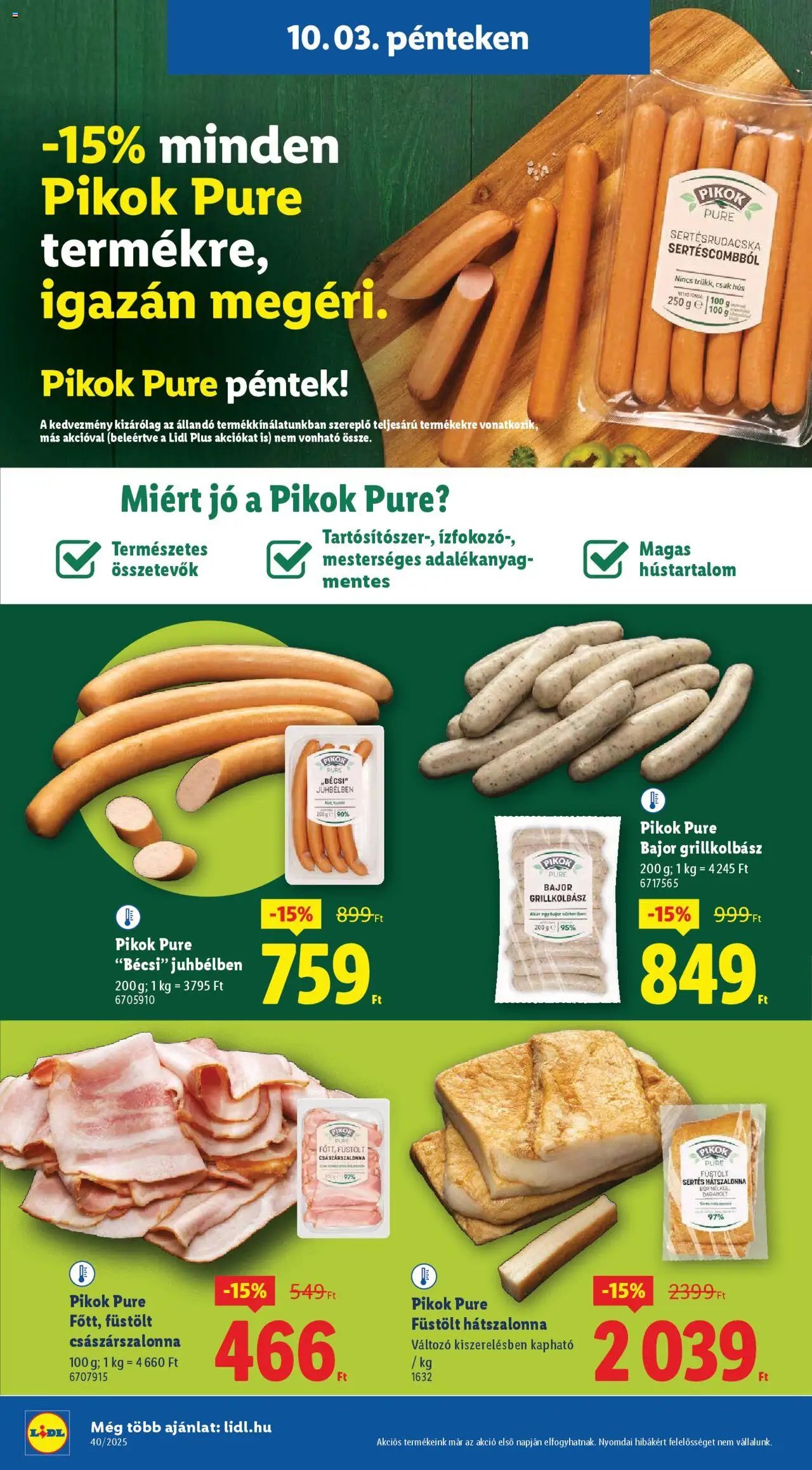 Lidl újság 2025.10.02. Akciós újság Lidl (2025-10-02 - 2025-10-08)