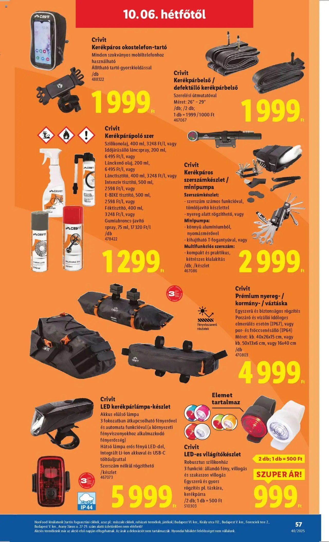 Lidl újság 2025.10.02. Akciós újság Lidl (2025-10-02 - 2025-10-08)