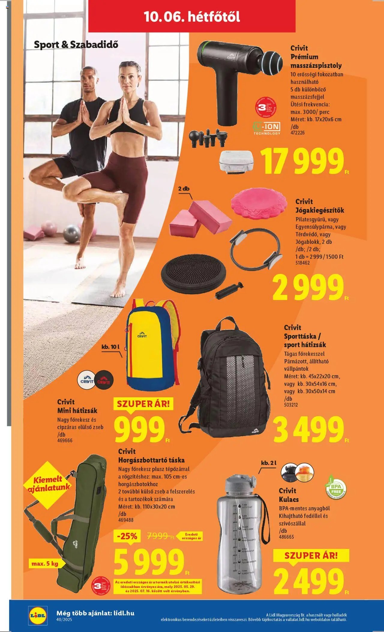 Lidl újság 2025.10.02. Akciós újság Lidl (2025-10-02 - 2025-10-08)