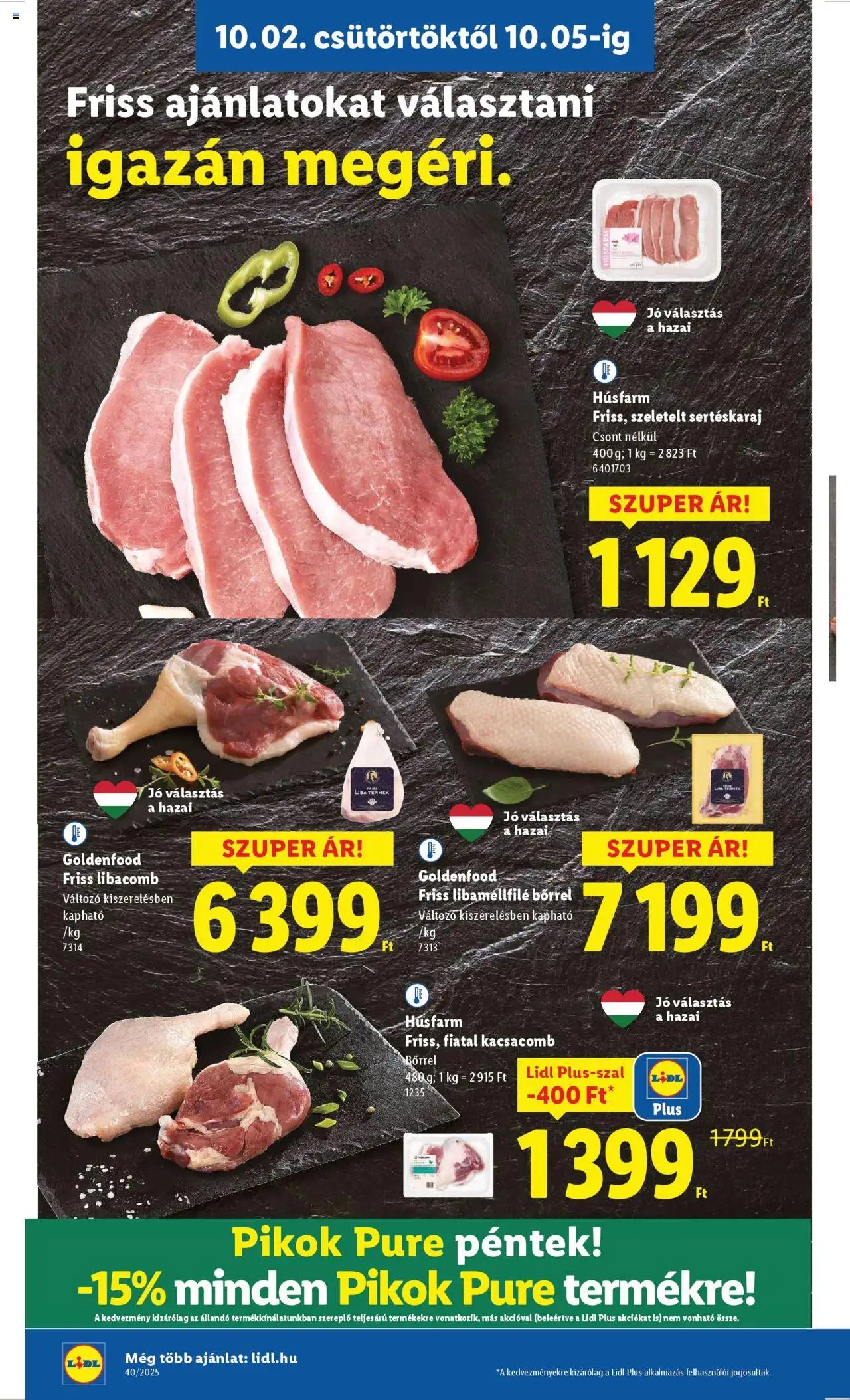Lidl újság 2025.10.02. Akciós újság Lidl (2025-10-02 - 2025-10-08)