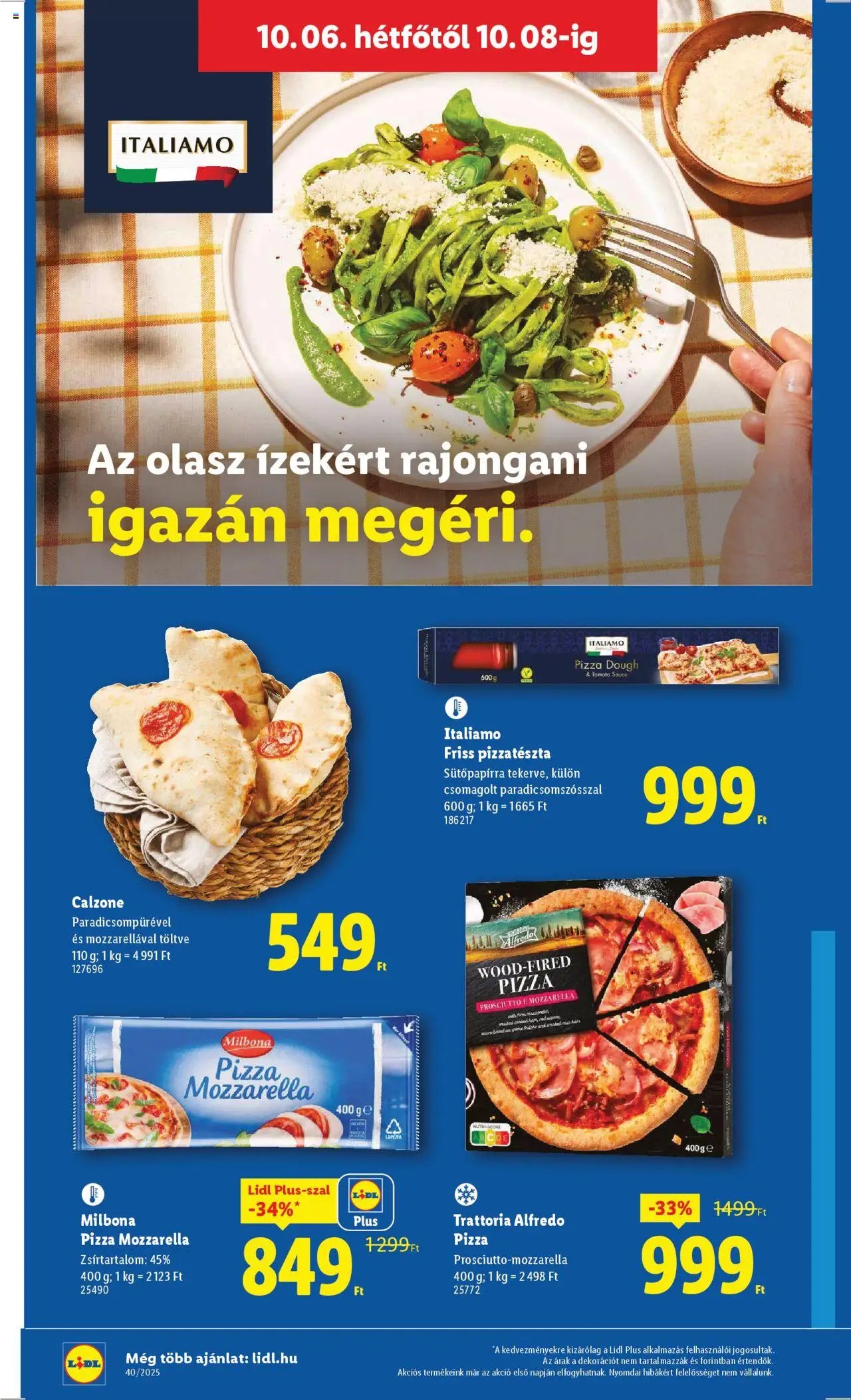 Lidl újság 2025.10.02. Akciós újság Lidl (2025-10-02 - 2025-10-08)