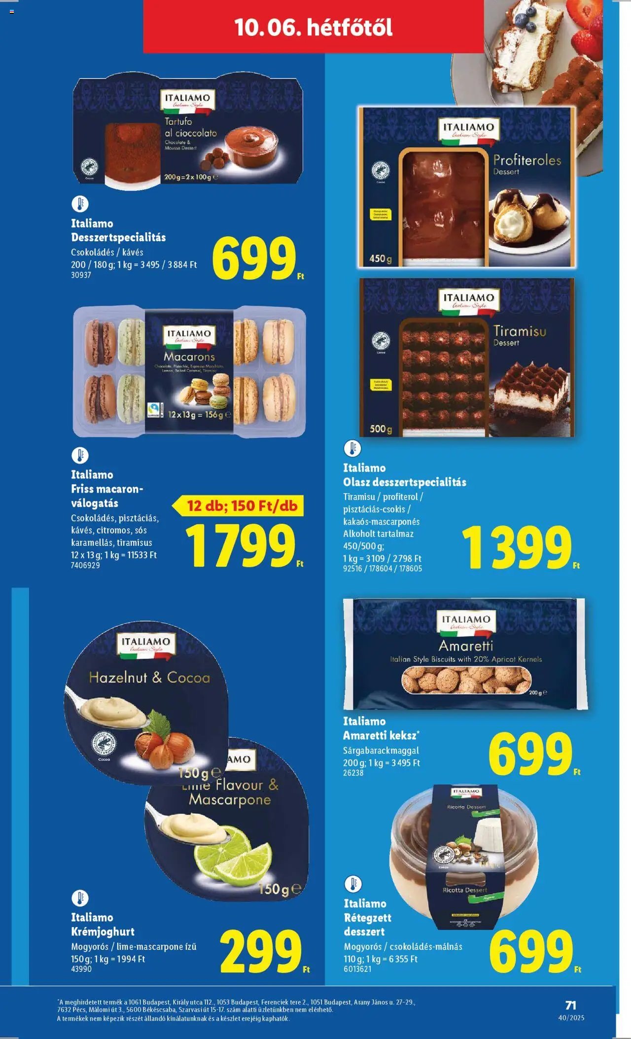 Lidl újság 2025.10.02. Akciós újság Lidl (2025-10-02 - 2025-10-08)