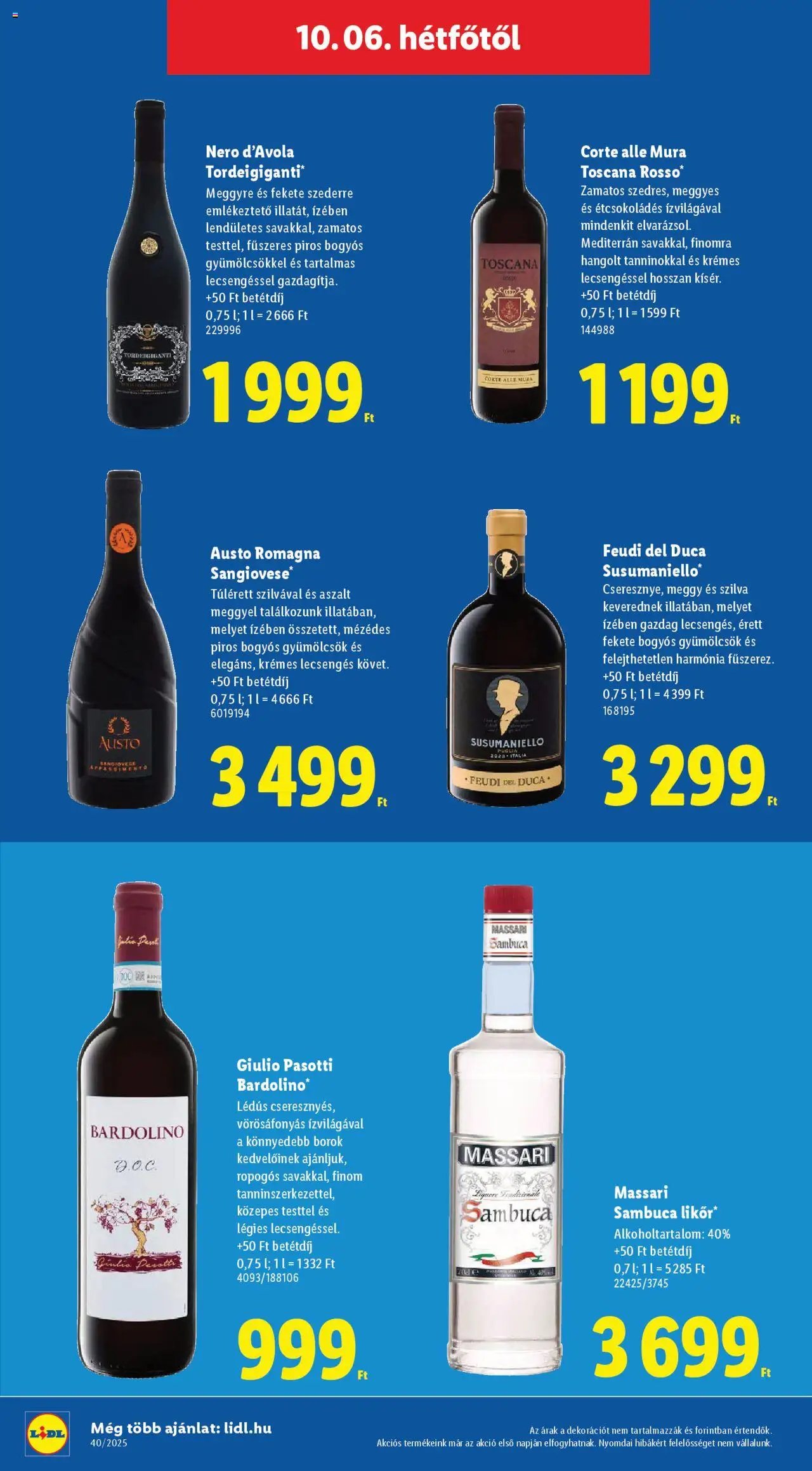Lidl újság 2025.10.02. Akciós újság Lidl (2025-10-02 - 2025-10-08)