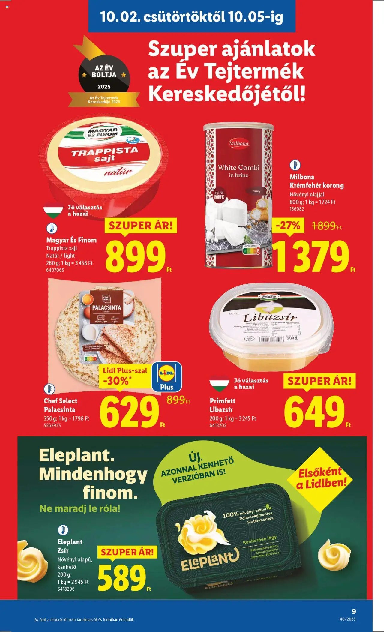 Lidl újság 2025.10.02. Akciós újság Lidl (2025-10-02 - 2025-10-08)