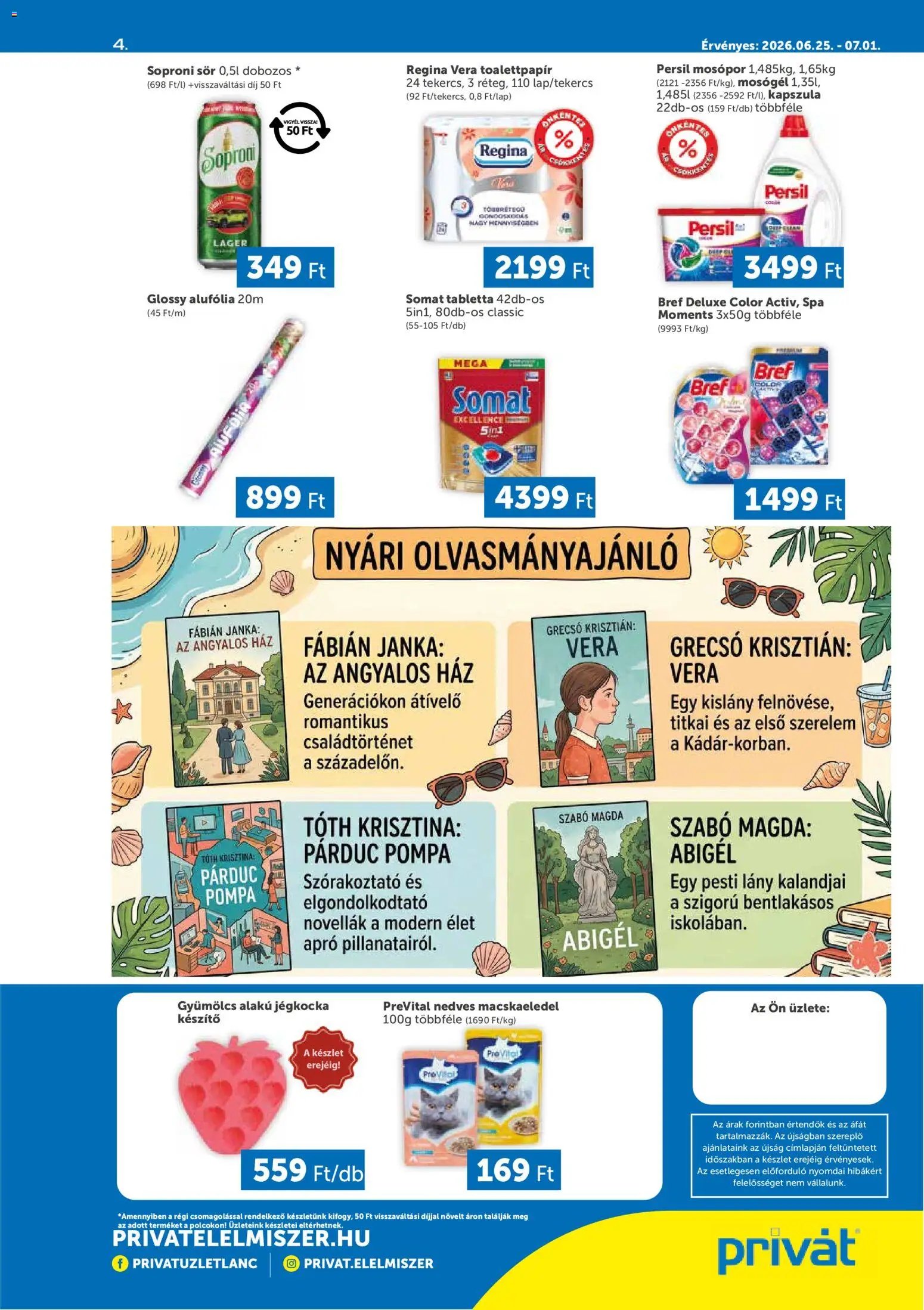 PRIVÁT újság 2026.06.25. PRIVÁT Déli vármegyék