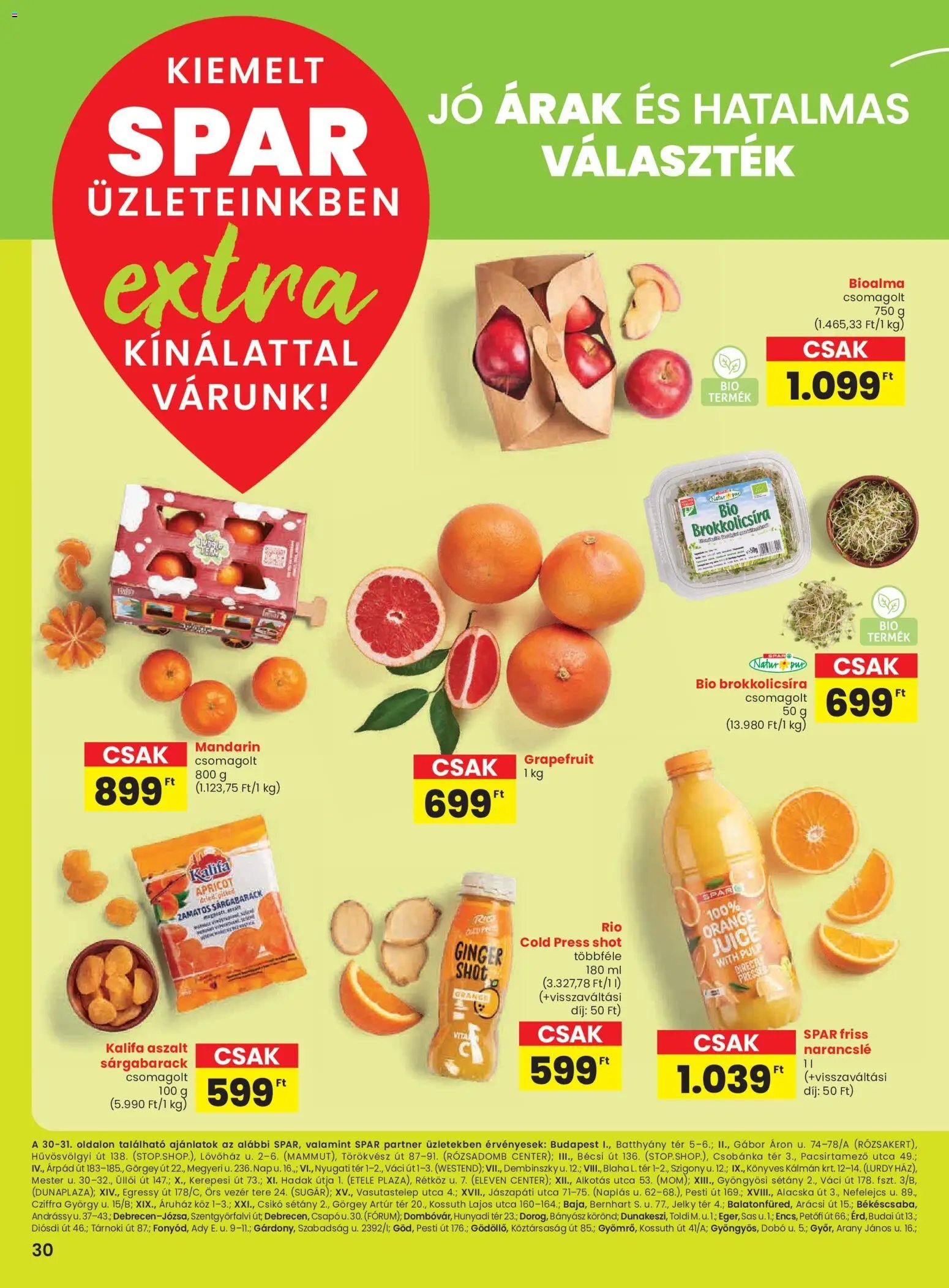 Spar újság 2025.12.18. Extra ajánlat (2025-12-18 - 2025-12-27)