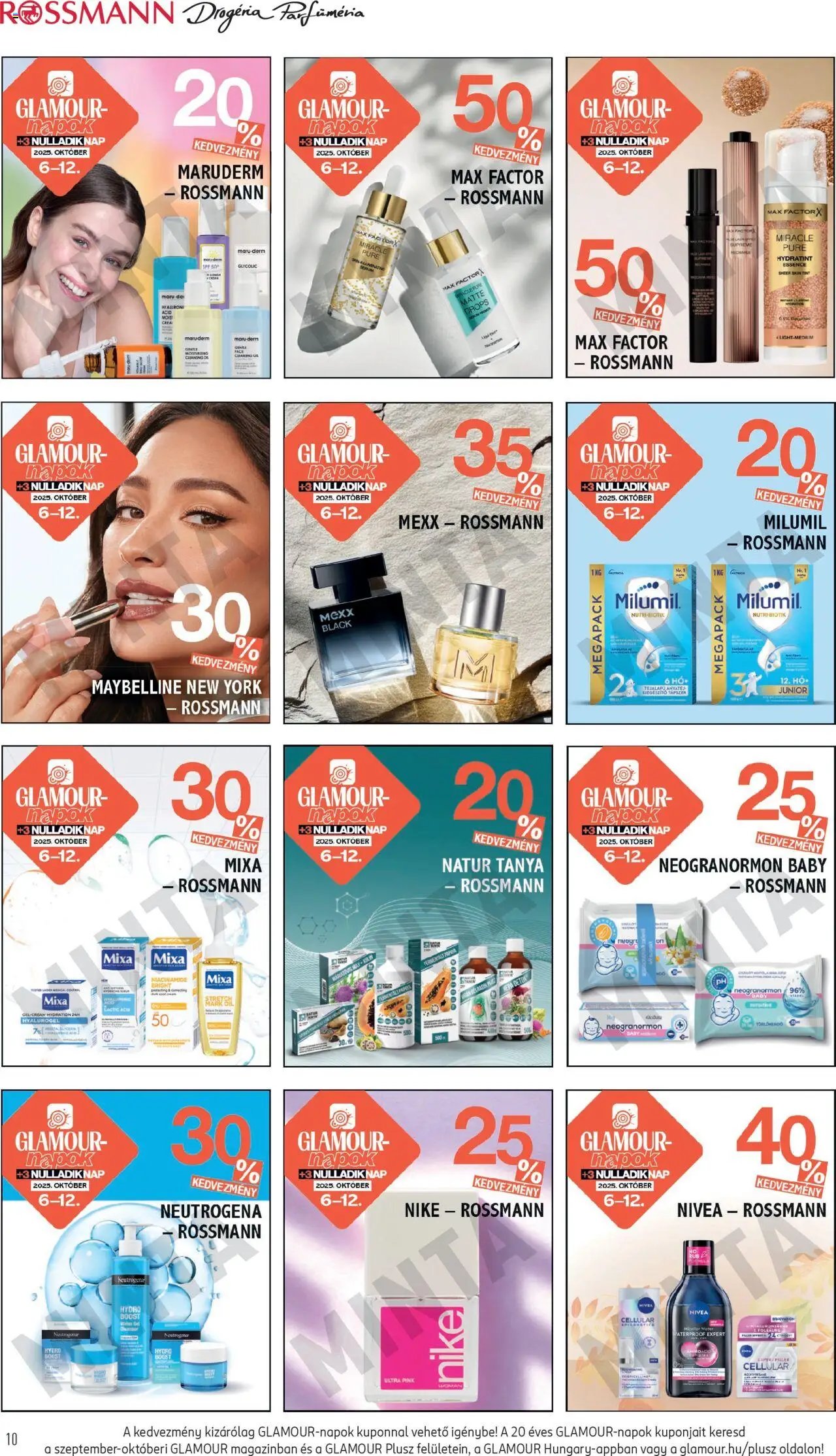 Rossmann újság 2025.10.06. Akciós újság Rossmann (2025-10-06 - 2025-10-12)