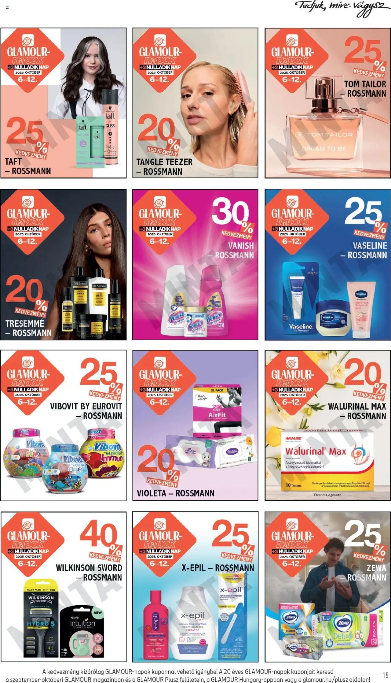 Rossmann újság 2025.10.06. Akciós újság Rossmann (2025-10-06 - 2025-10-12)
