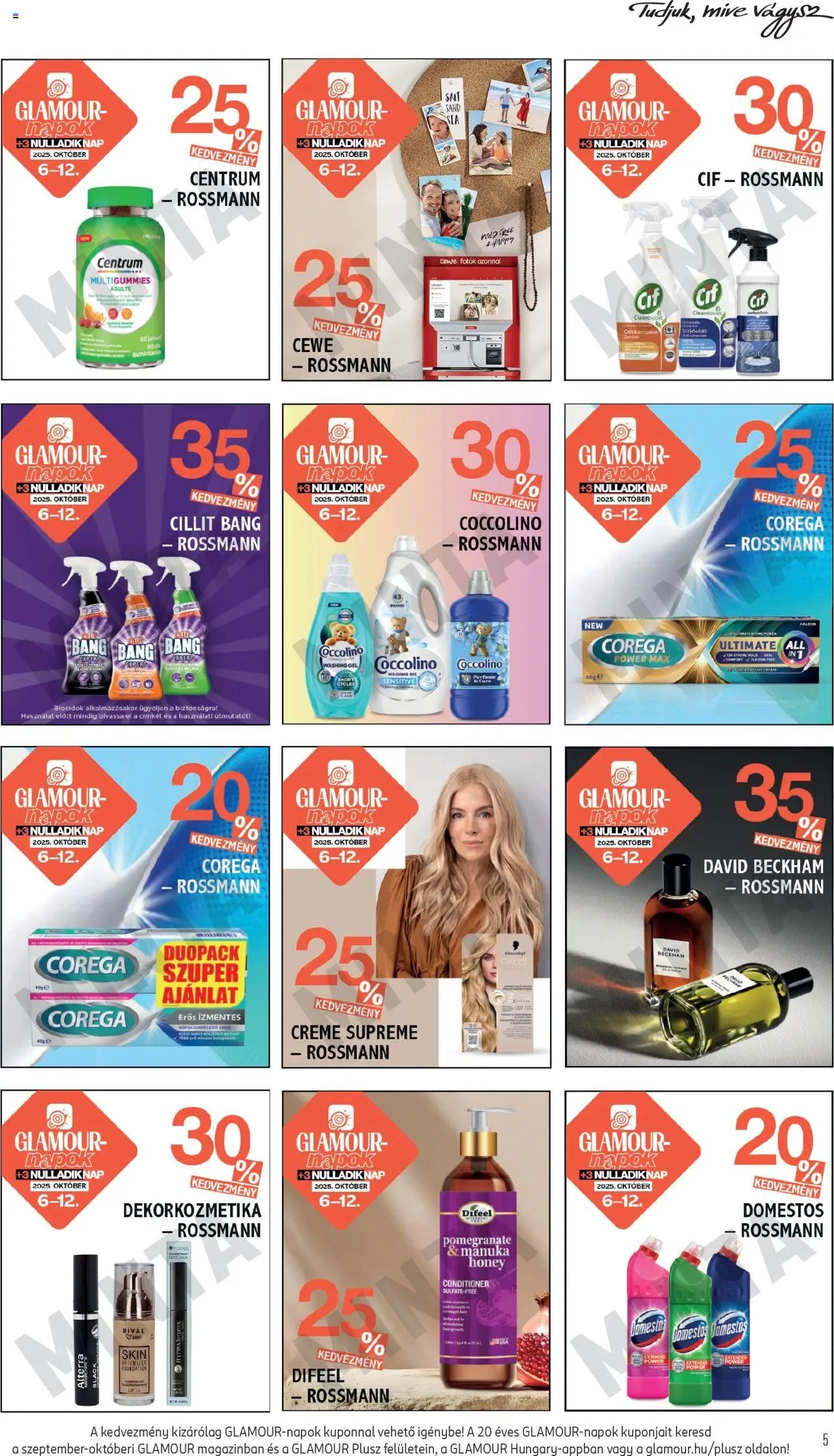 Rossmann újság 2025.10.06. Akciós újság Rossmann (2025-10-06 - 2025-10-12)