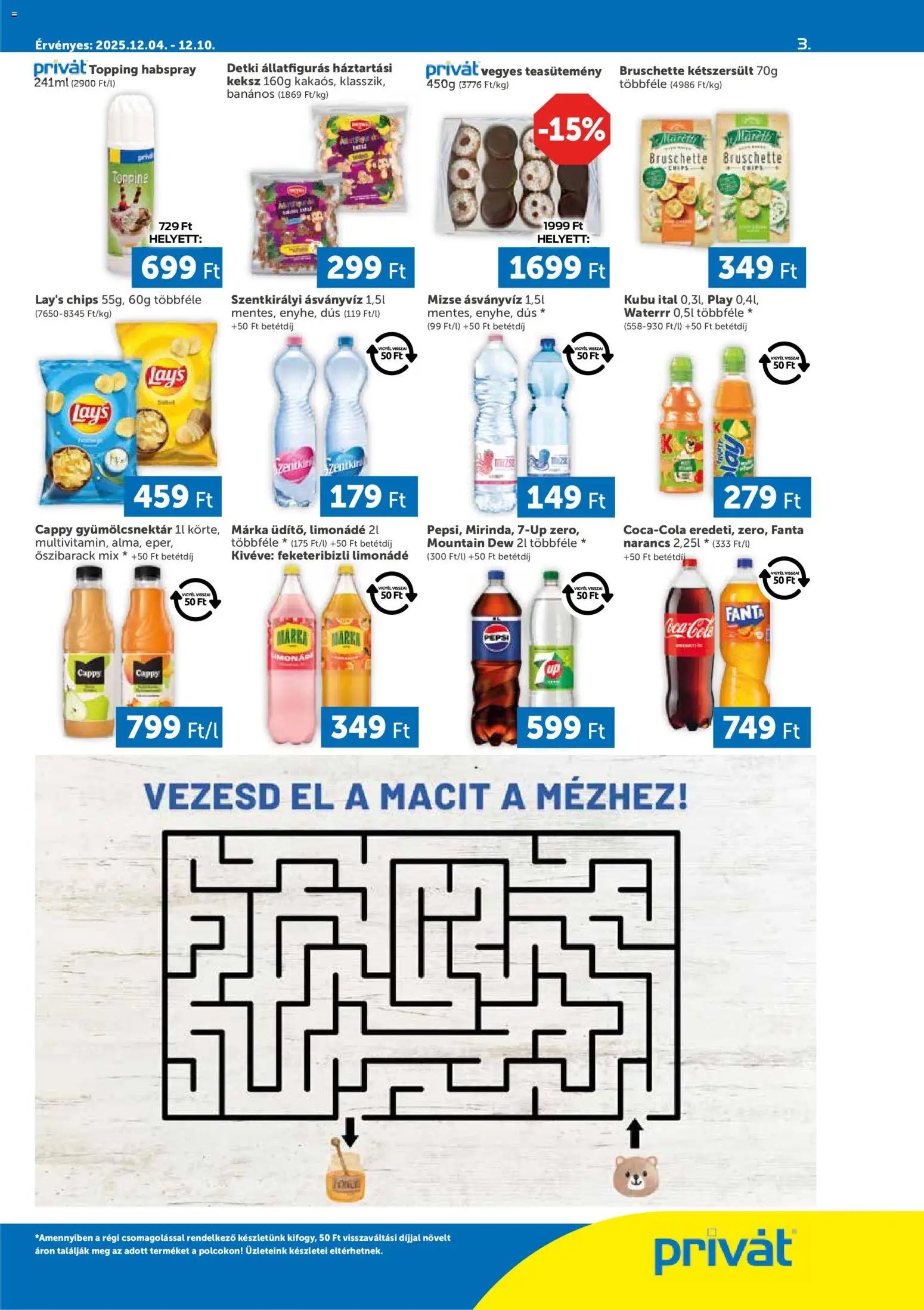 PRIVÁT újság 2025.12.04. Déli vármegyék (2025-12-04 - 2025-12-10)