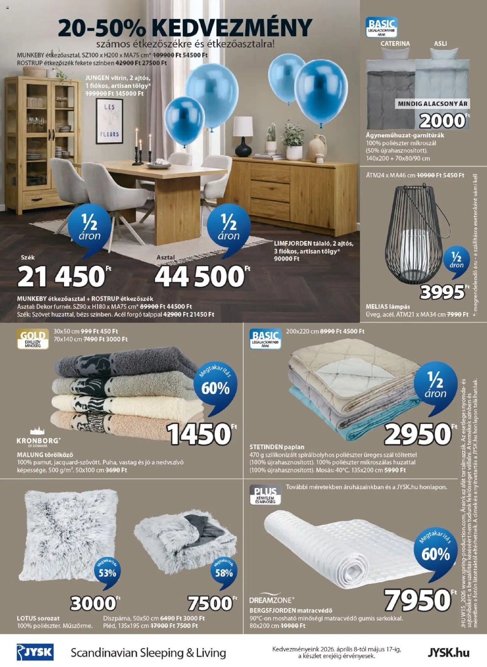 JYSK újság 2026.04.08. JYSK akciós újság (2026-04-08 - 2026-04-12)